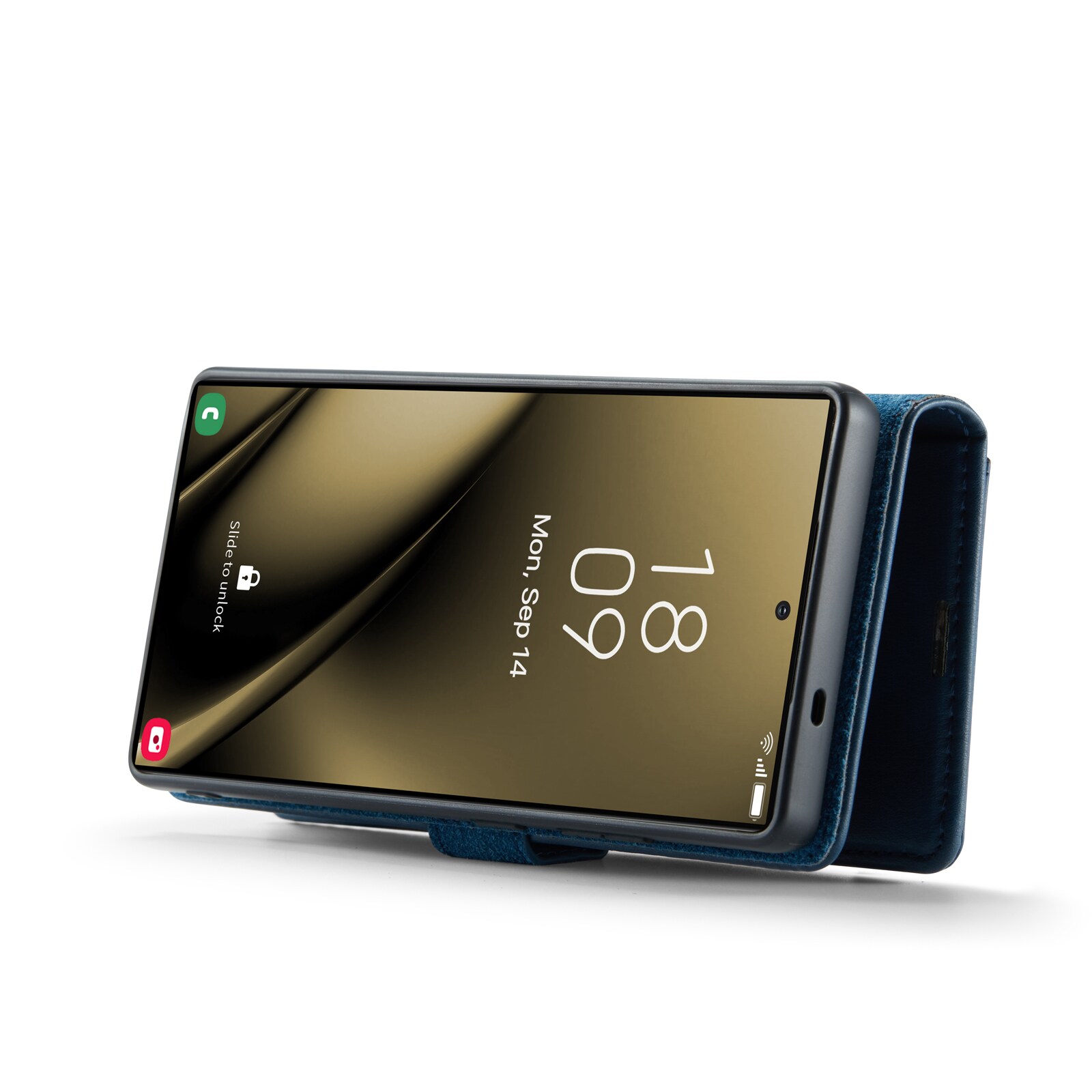 Samsung Galaxy S25 Ultra Pungetui med aftageligt cover, Blue