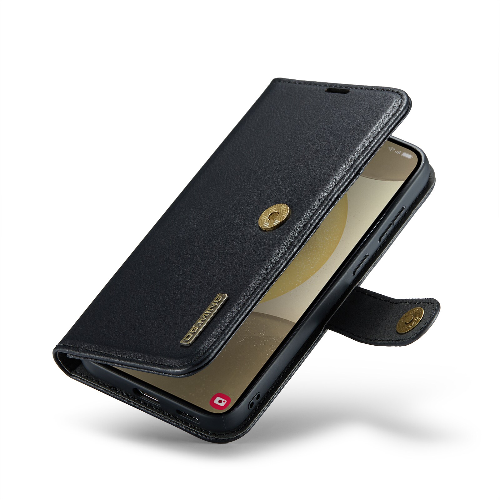 Samsung Galaxy S25 Plus Pungetui med aftageligt cover, Black