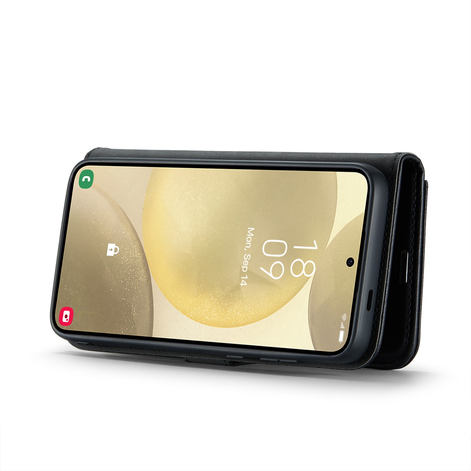 Samsung Galaxy S25 Plus Pungetui med aftageligt cover, Black