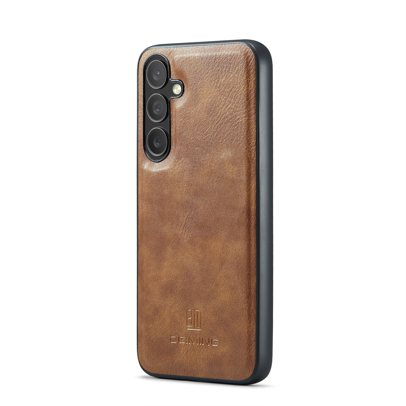 Samsung Galaxy S25 Pungetui med aftageligt cover, Cognac
