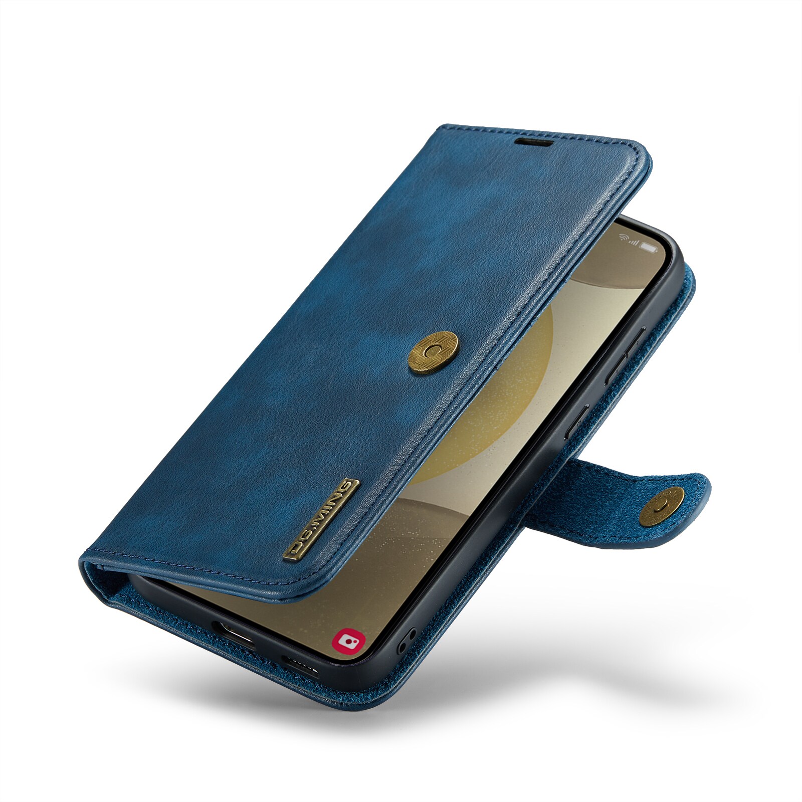 Samsung Galaxy S25 Pungetui med aftageligt cover, Blue