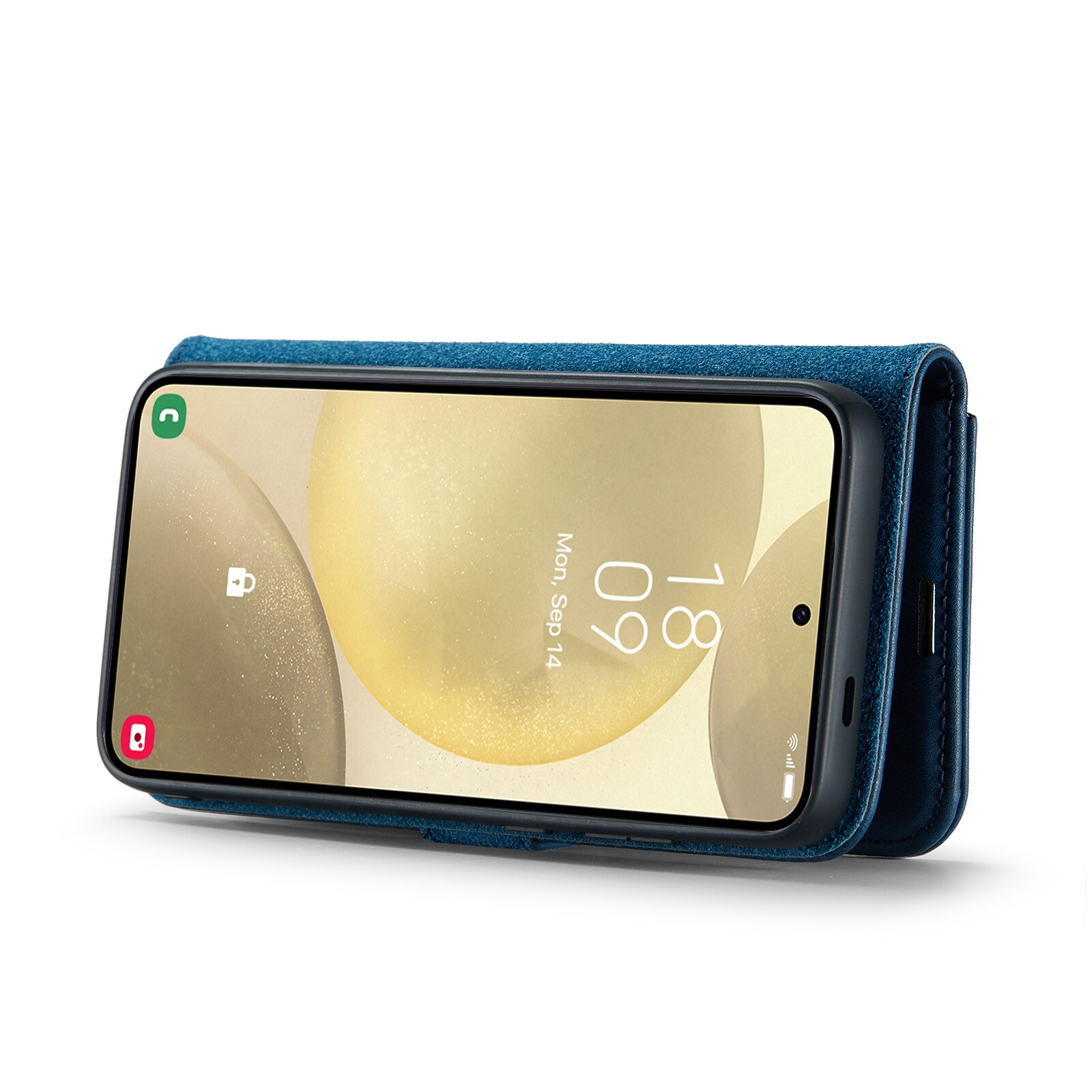 Samsung Galaxy S25 Pungetui med aftageligt cover, Blue