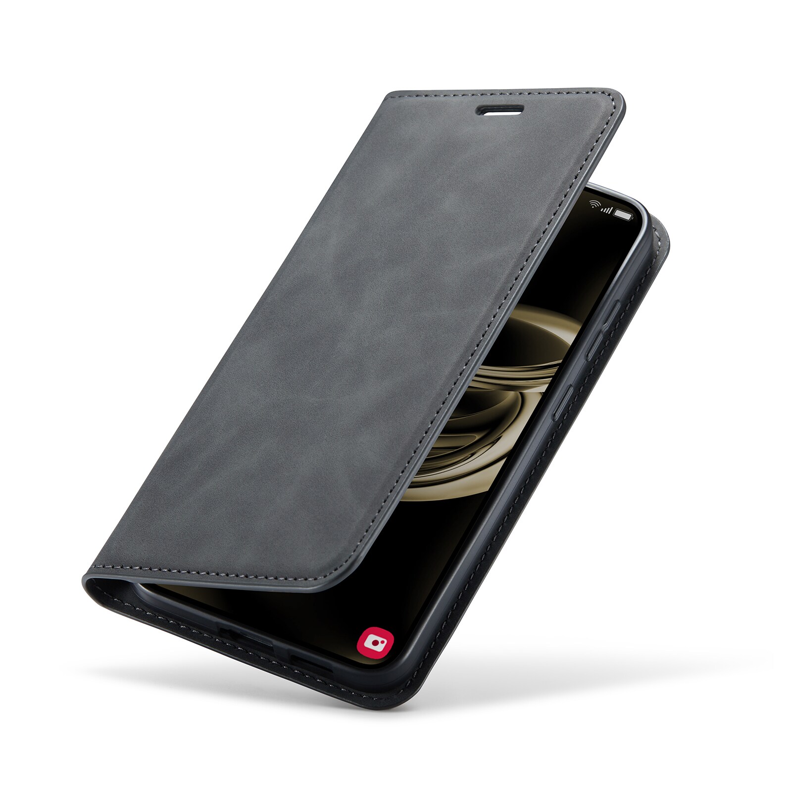 Samsung Galaxy S25 Slankt etui med kortholder, Sort