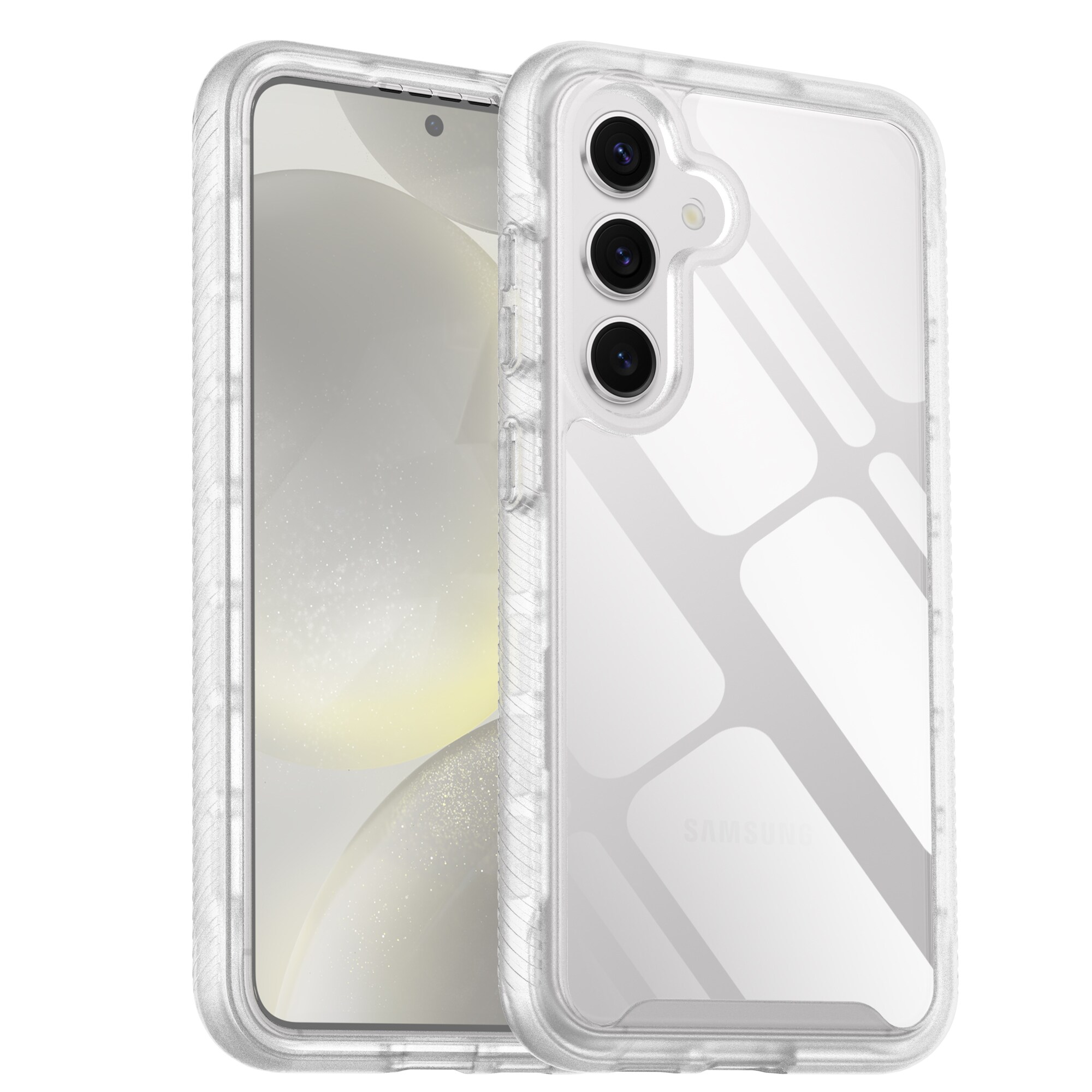 Samsung Galaxy A56 Mobilcover Full Protection, Gennemsigtig