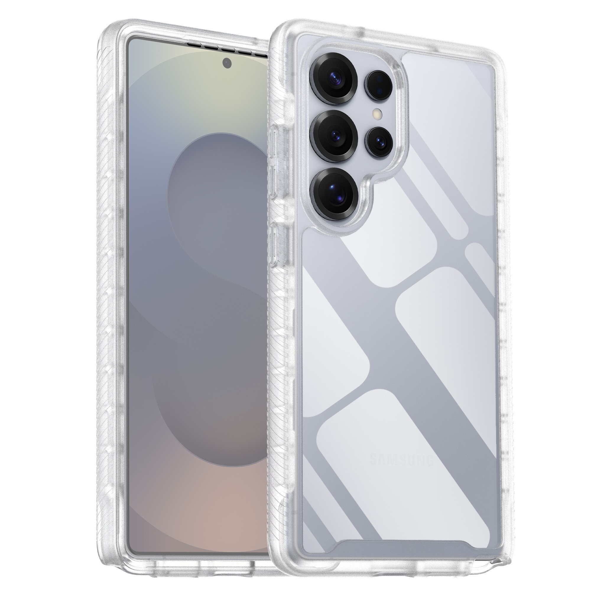 Samsung Galaxy S25 Ultra Mobilcover Full Protection, Gennemsigtig