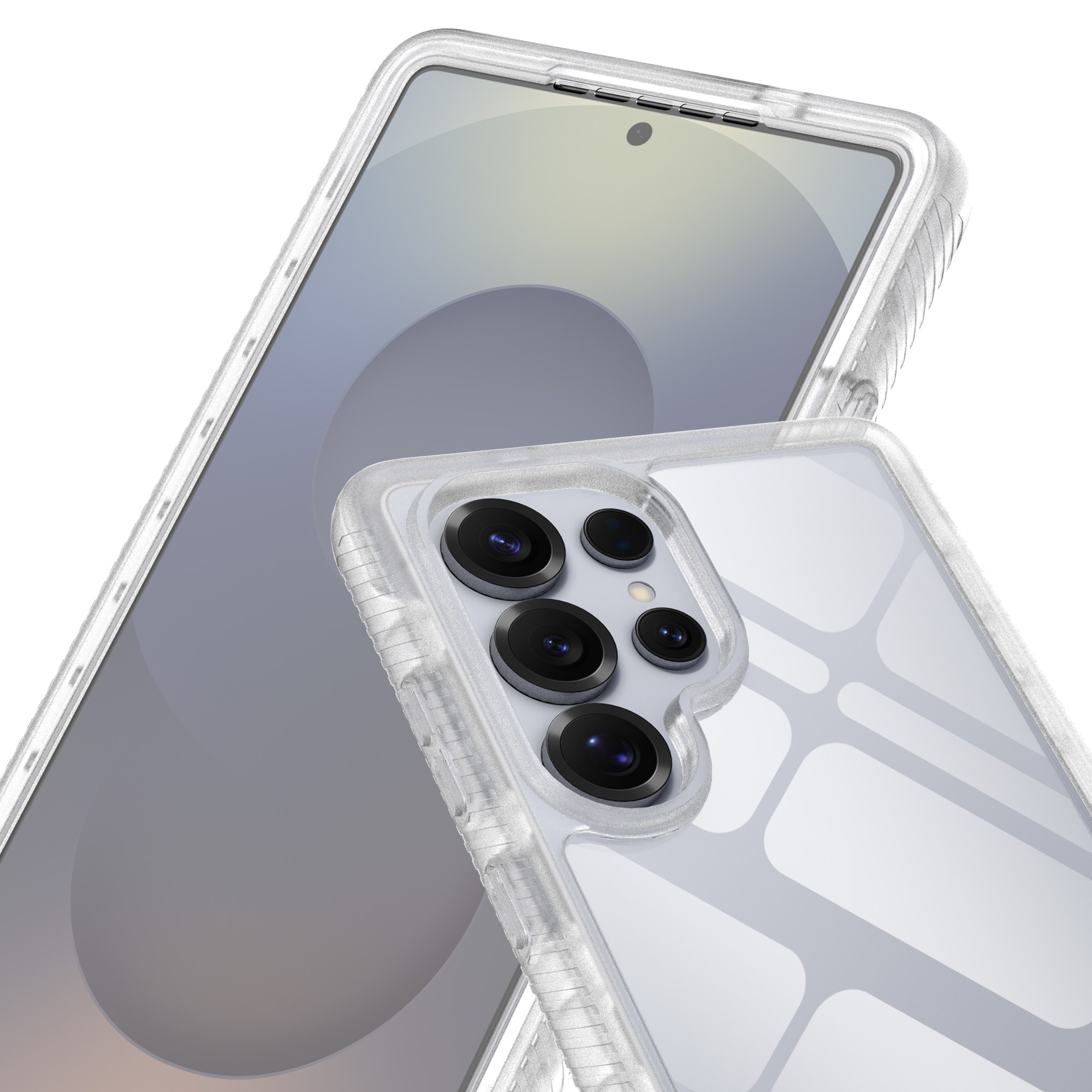 Samsung Galaxy S25 Ultra Mobilcover Full Protection, Gennemsigtig