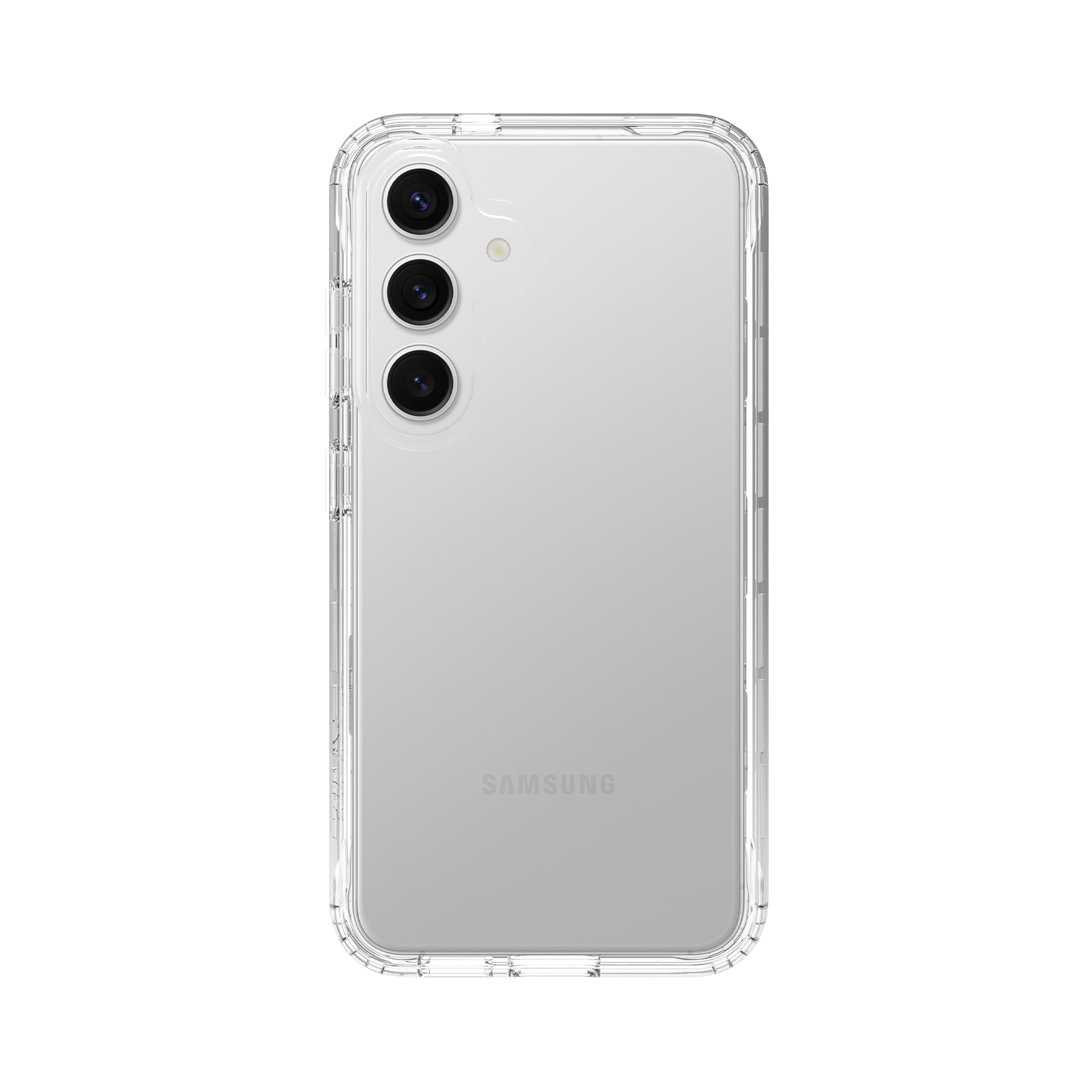 Samsung Galaxy S25 Stødsikkert mobilcover med beskyttelsesramme Gennemsigtig