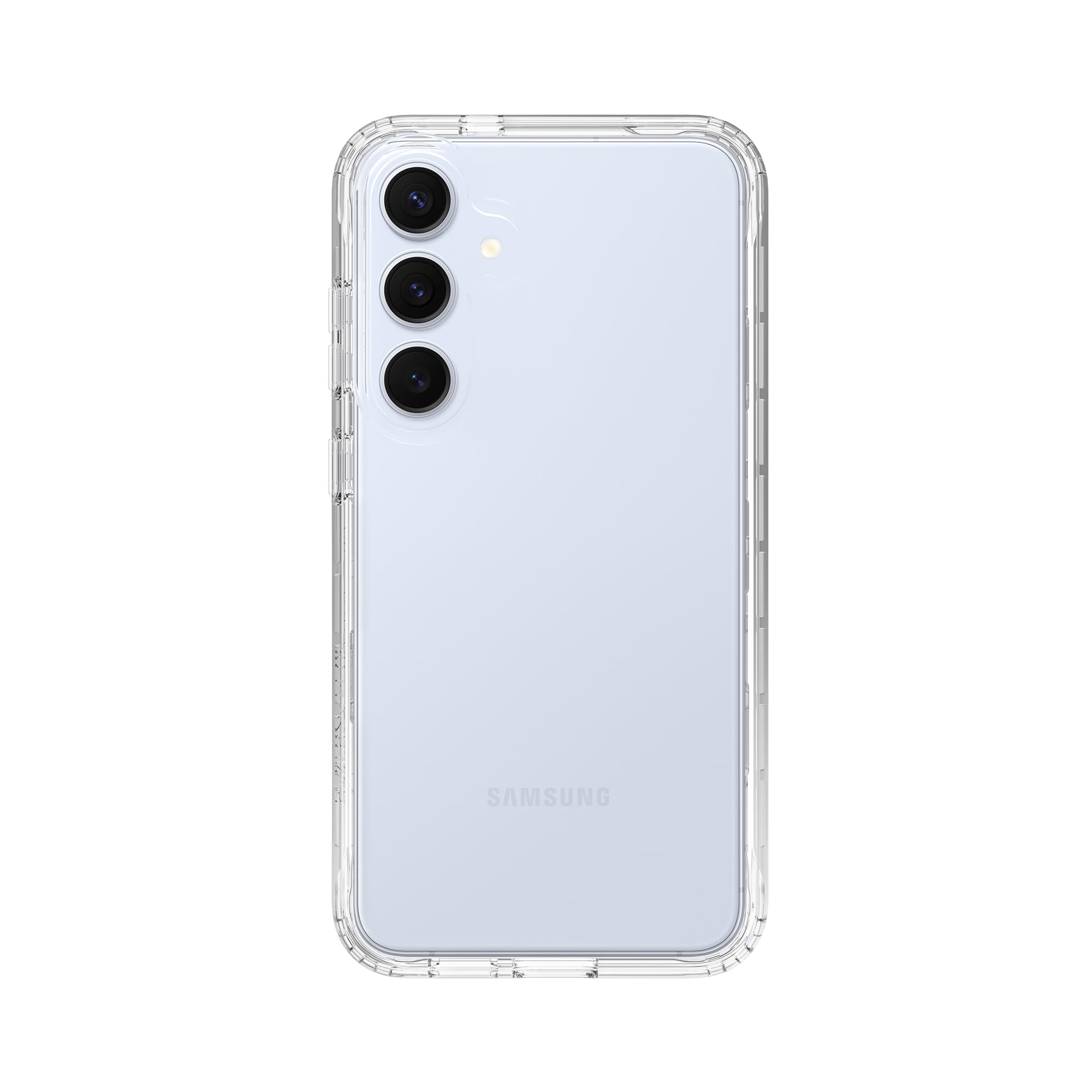 Samsung Galaxy S25 Plus Stødsikkert mobilcover med beskyttelsesramme Gennemsigtig
