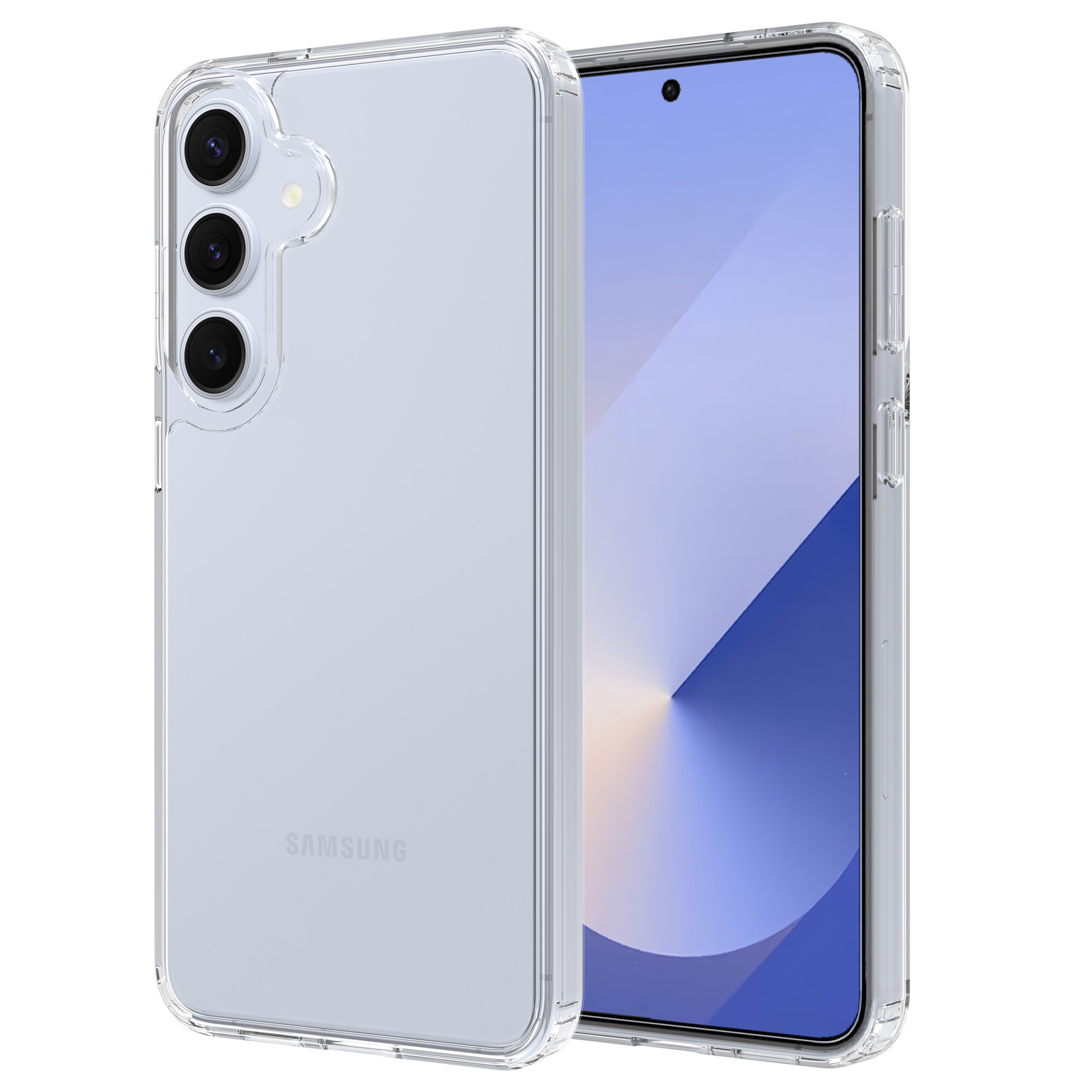 Samsung Galaxy S25 Plus Crystal Hybrid-cover, Gennemsigtig