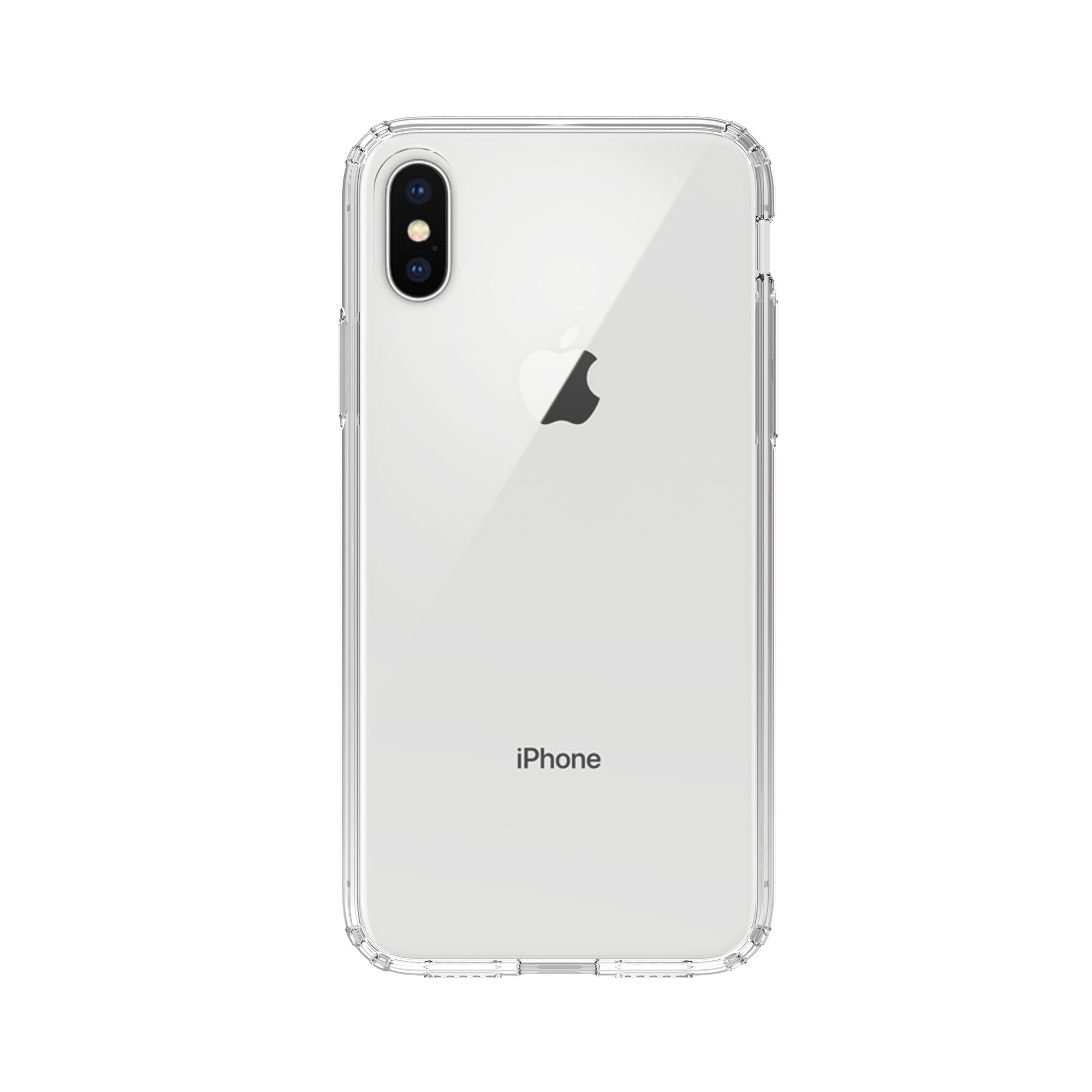iPhone X/XS Crystal Hybrid-cover, Gennemsigtig