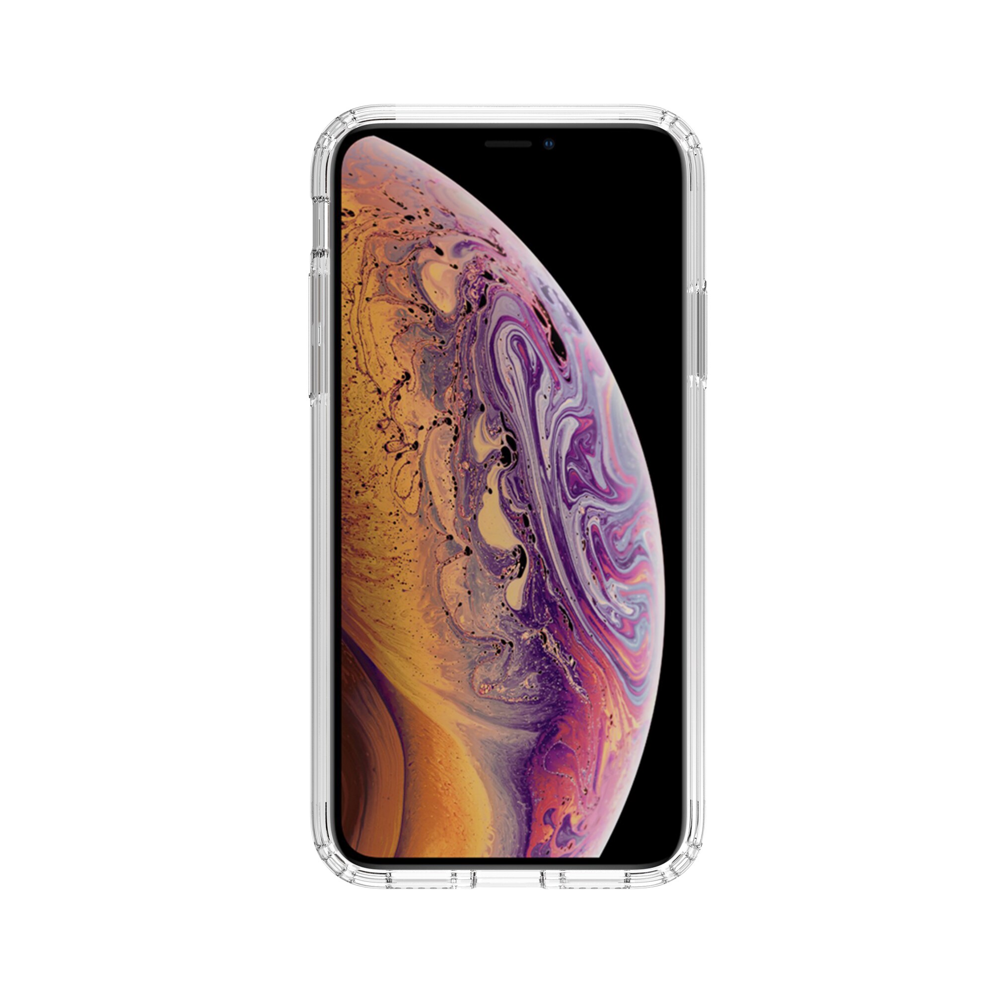 iPhone X/XS Crystal Hybrid-cover, Gennemsigtig