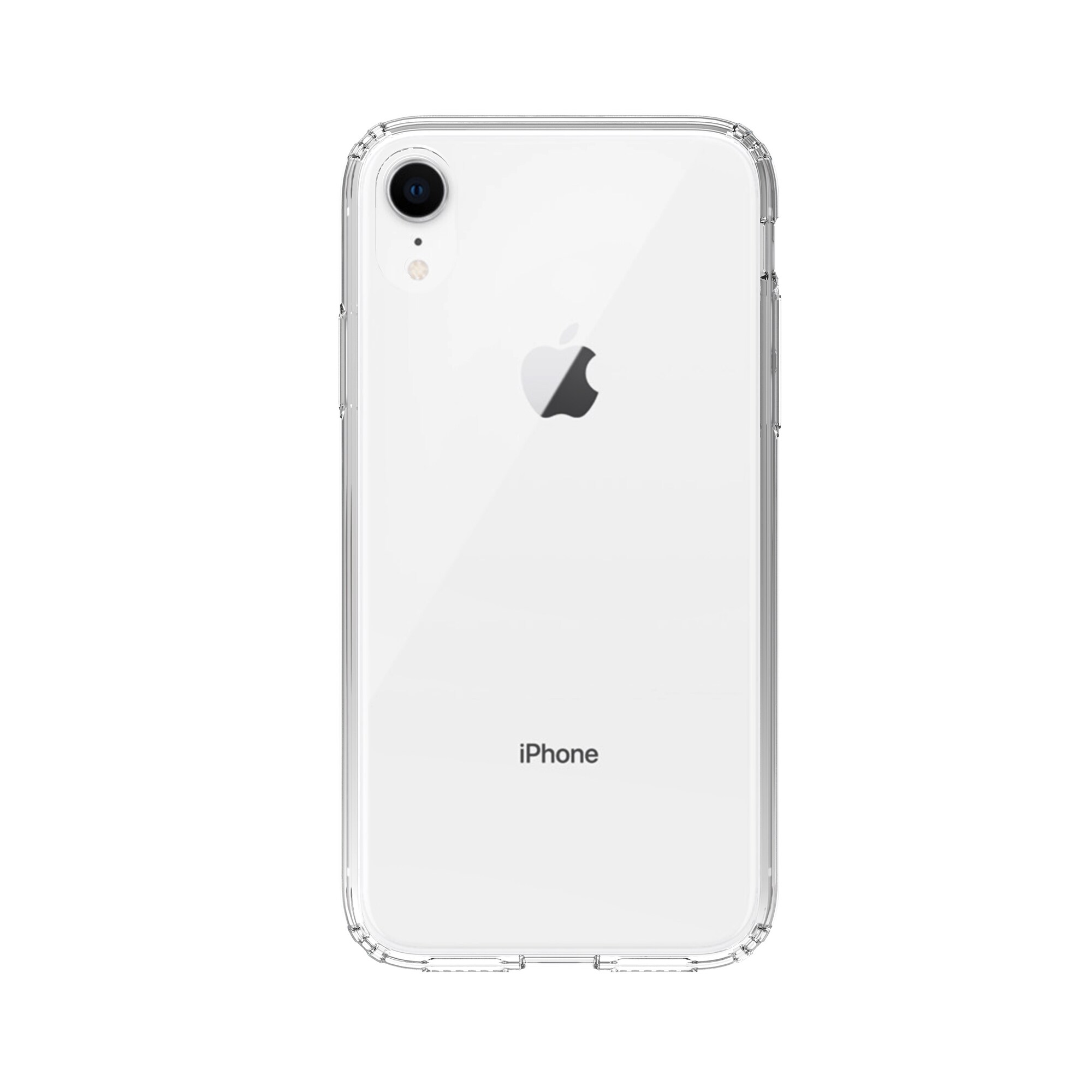 iPhone Xr Crystal Hybrid-cover, Gennemsigtig