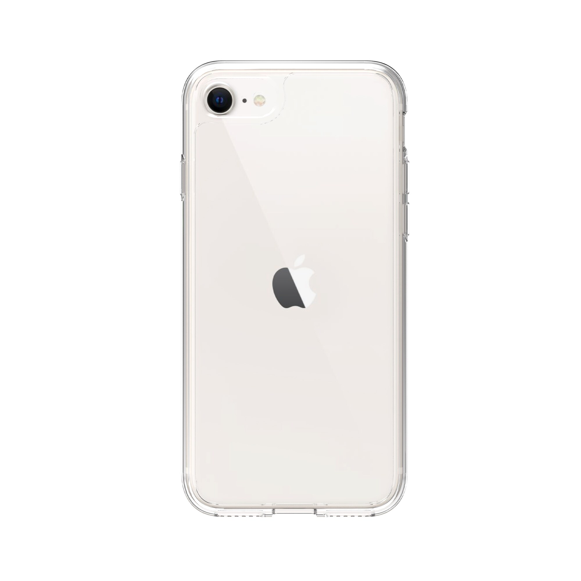iPhone SE 2022 Crystal Hybrid-cover, Gennemsigtig