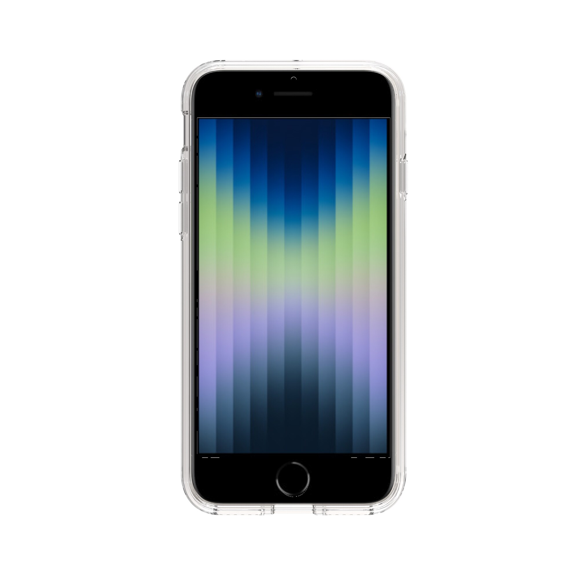 iPhone SE 2022 Crystal Hybrid-cover, Gennemsigtig