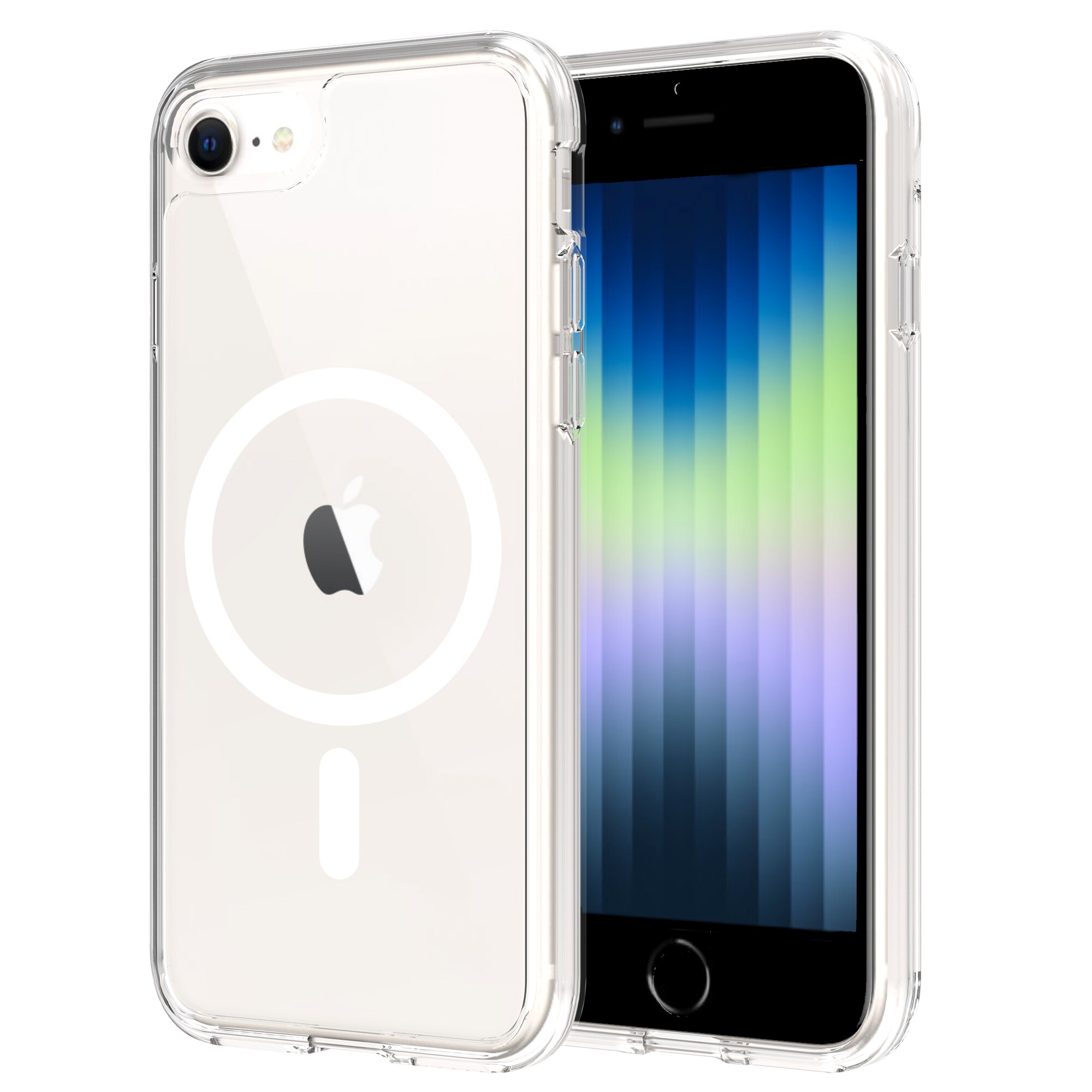 iPhone SE 2022 MagSafe Hybrid-cover, Gennemsigtig