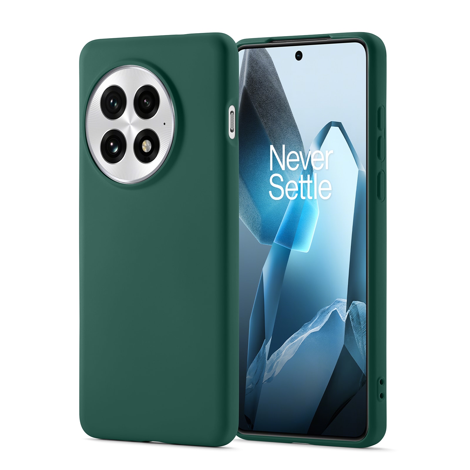  OnePlus 13 Mobilcover i TPU, Mørkegrøn