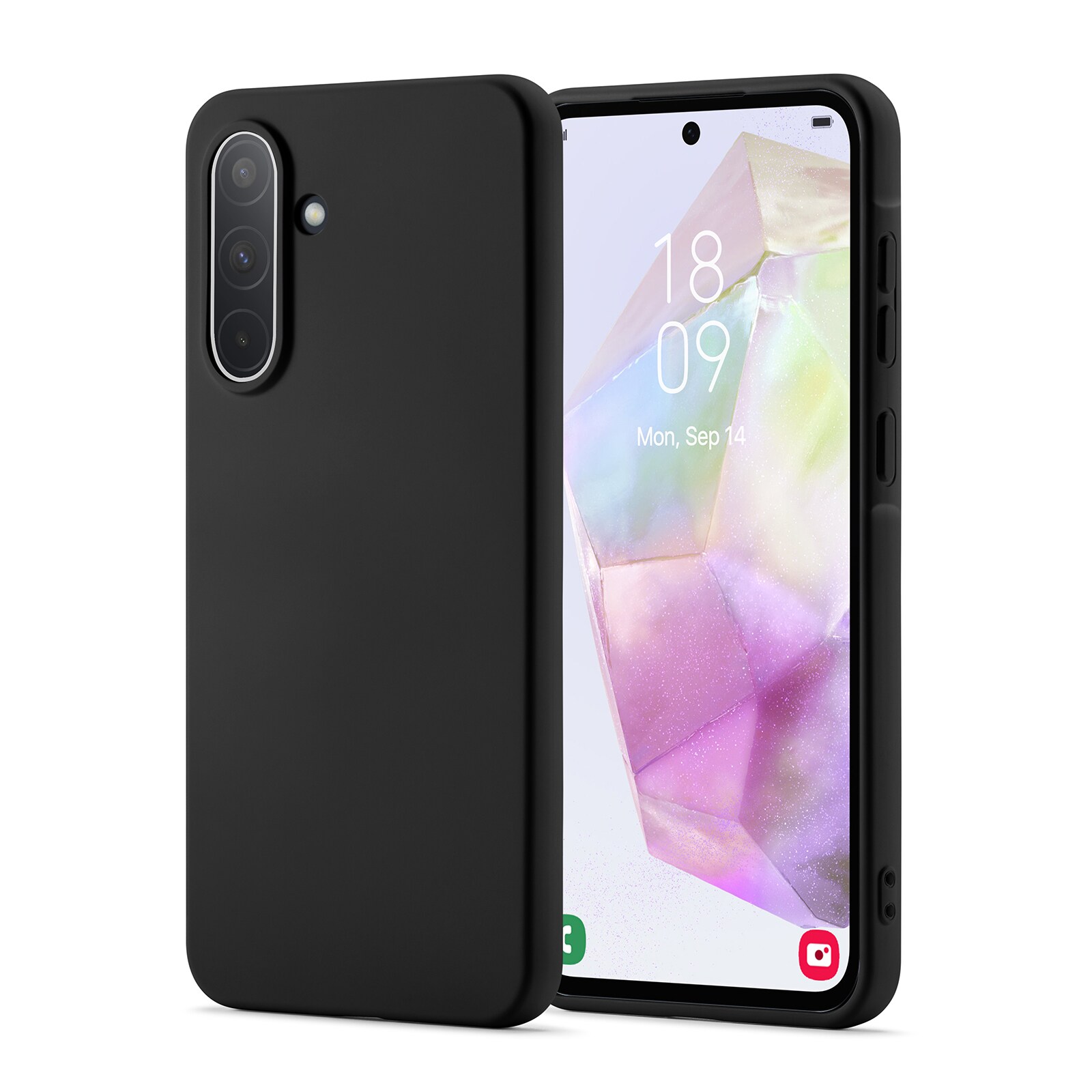 Samsung Galaxy A36 Mobilcover i TPU, Sort