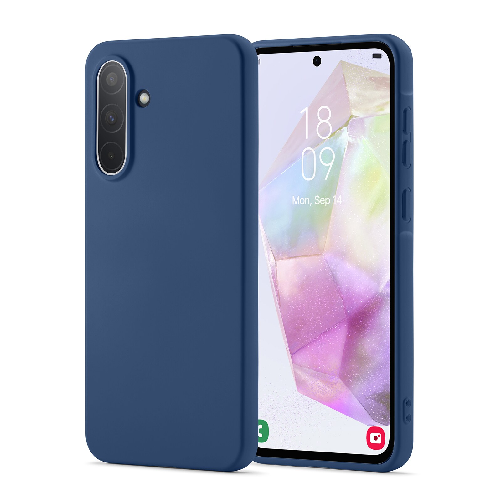 Samsung Galaxy A36 Mobilcover i TPU, Mørkeblå
