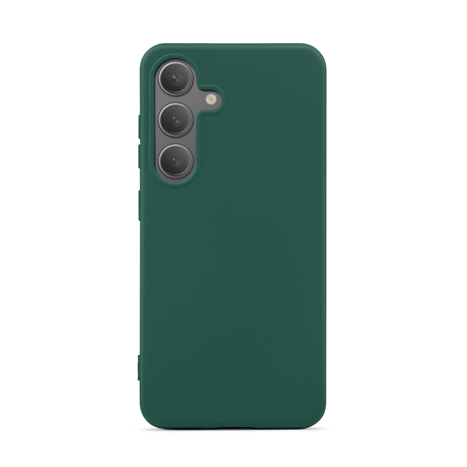 Samsung Galaxy S25 Mobilcover i TPU, Mørkegrøn