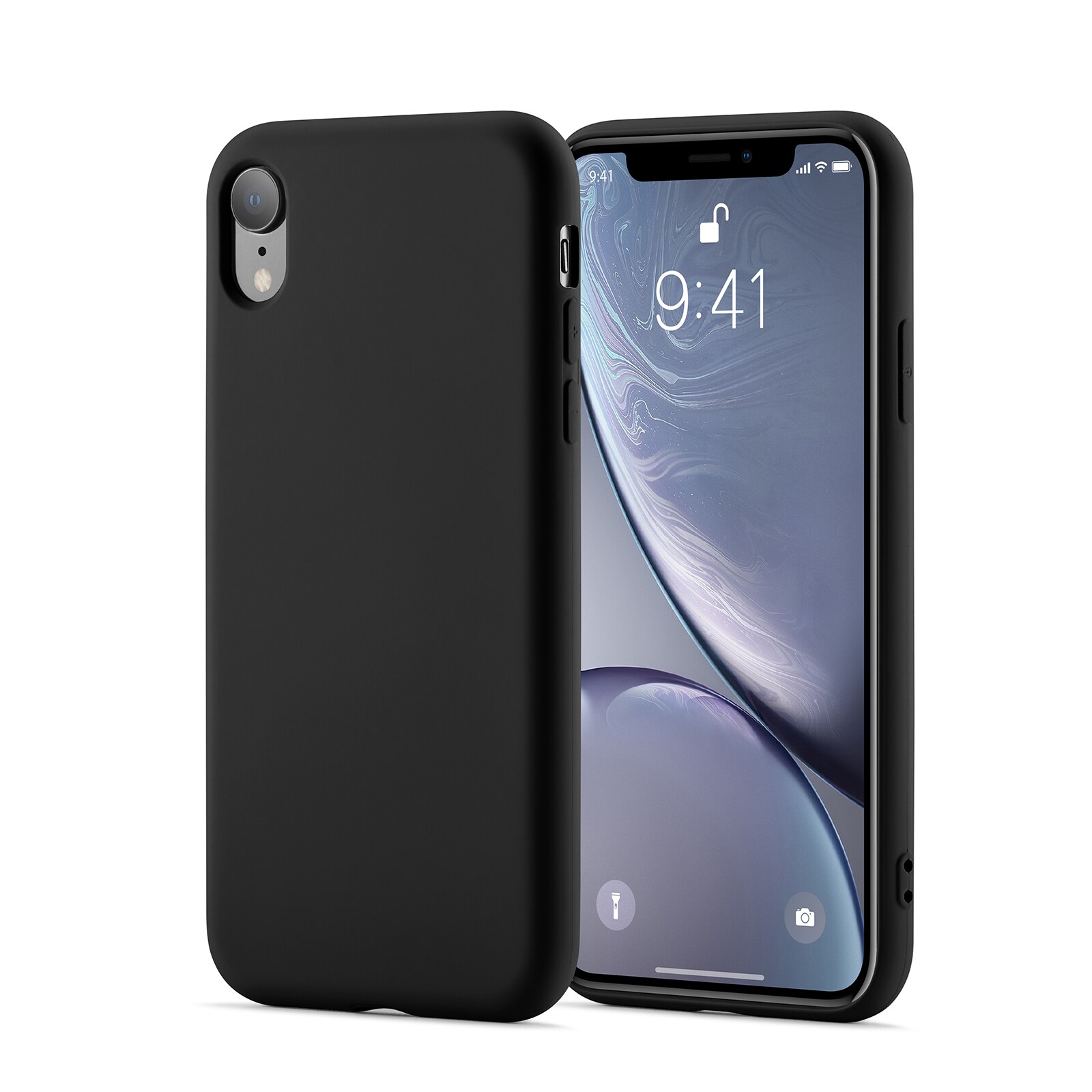 iPhone Xr Mobilcover i TPU, Sort