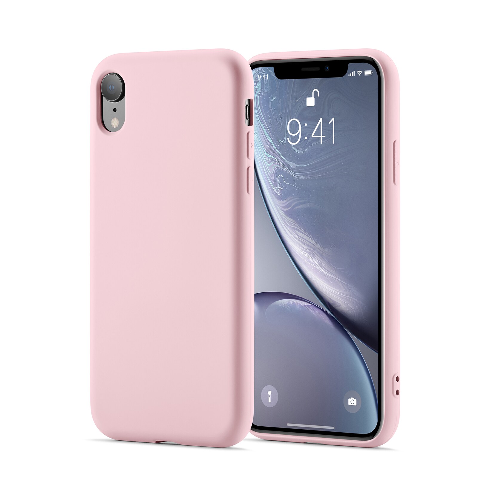 iPhone Xr Mobilcover i TPU, Lyserød