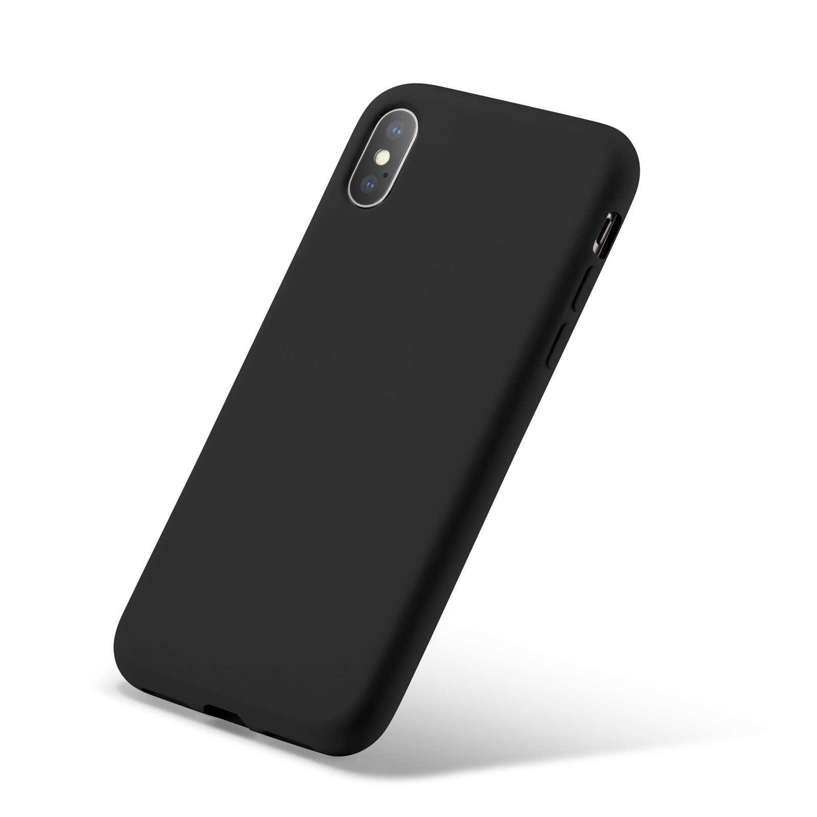iPhone X/XS Mobilcover i TPU, Sort
