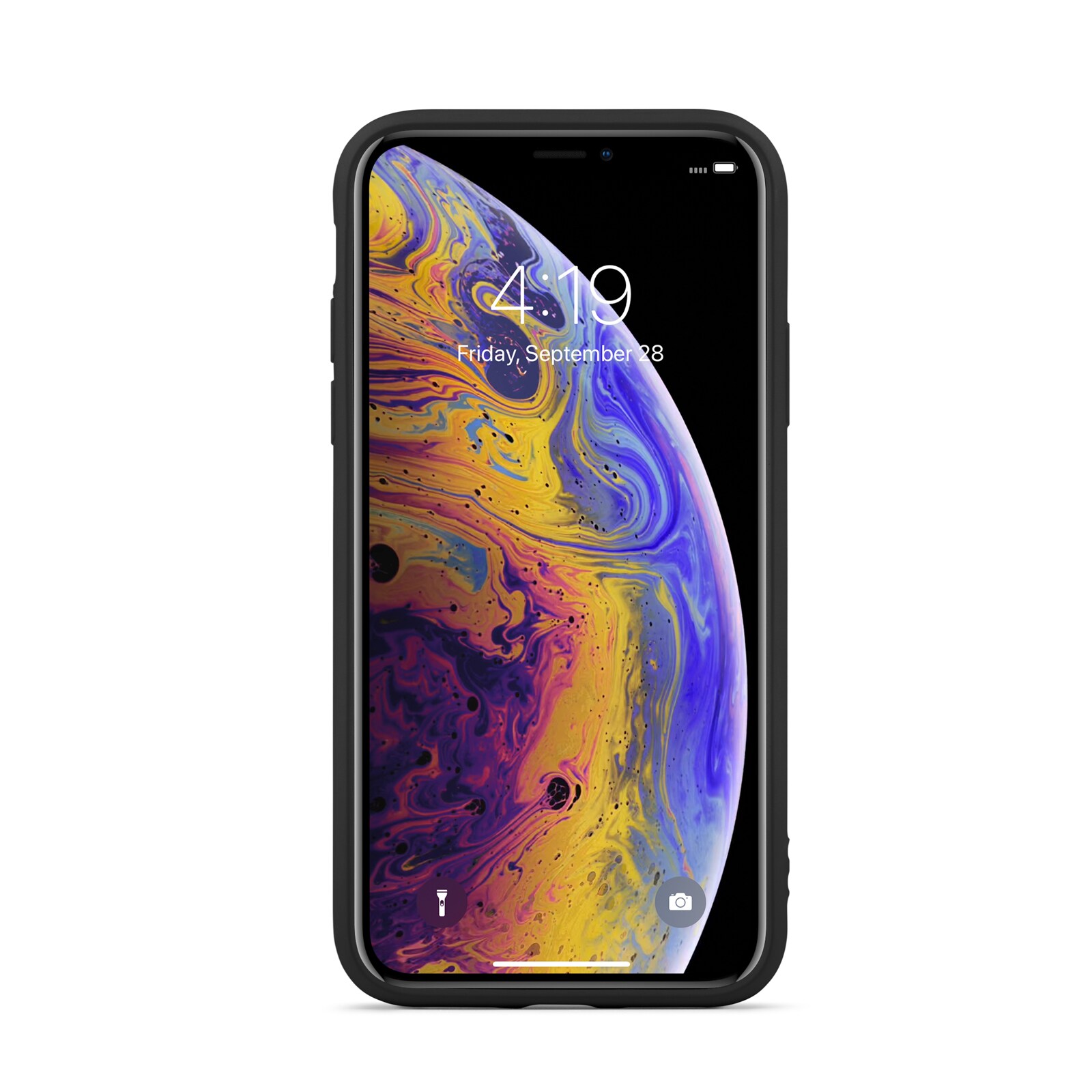 iPhone X/XS Mobilcover i TPU, Sort