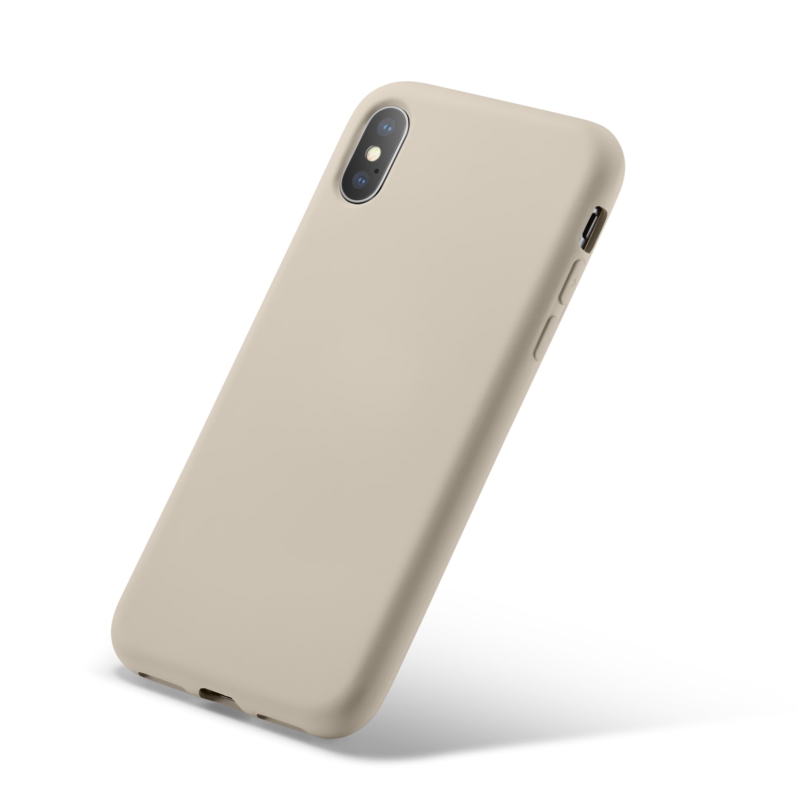 iPhone X/XS Mobilcover i TPU, Beige