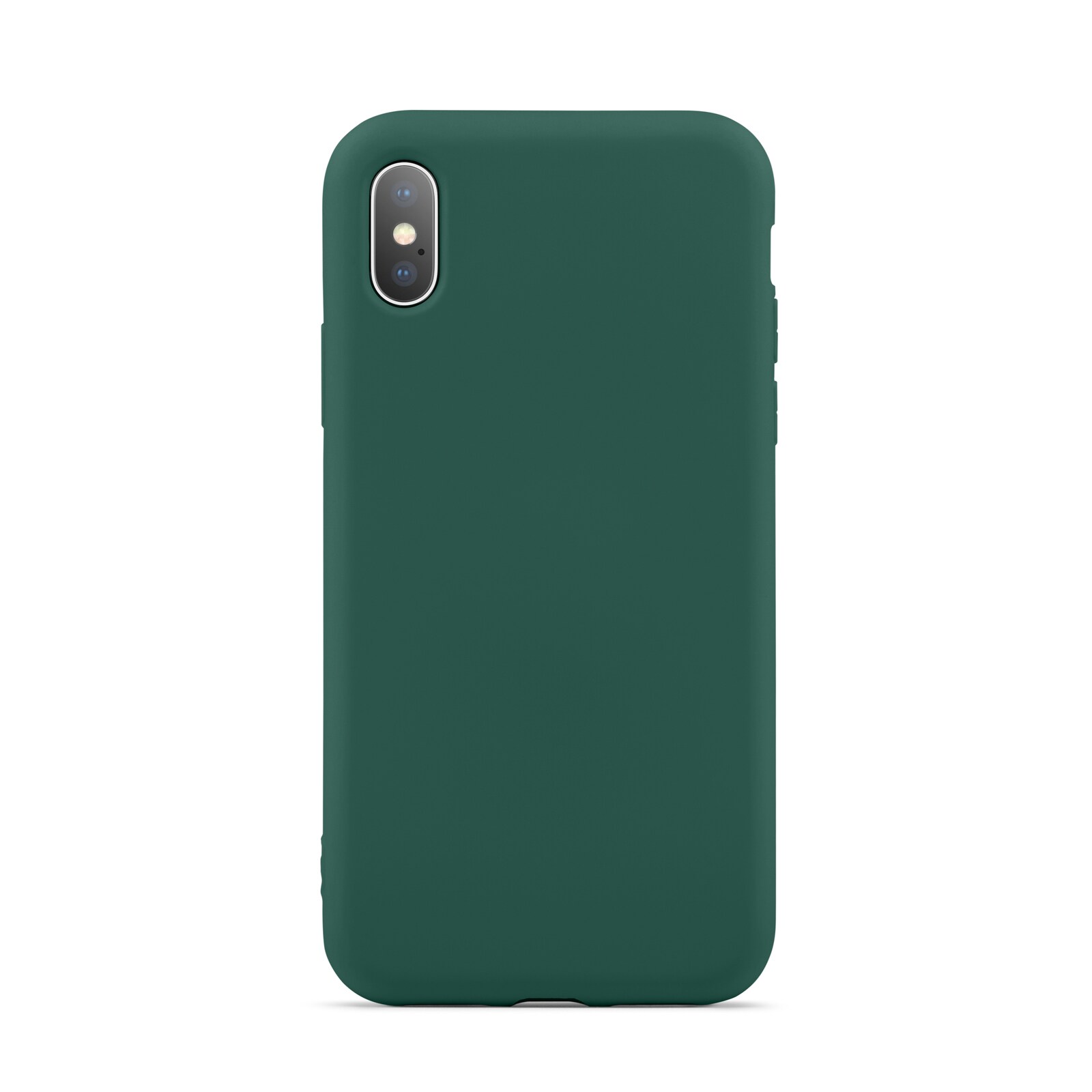 iPhone X/XS Mobilcover i TPU, Mørkegrøn