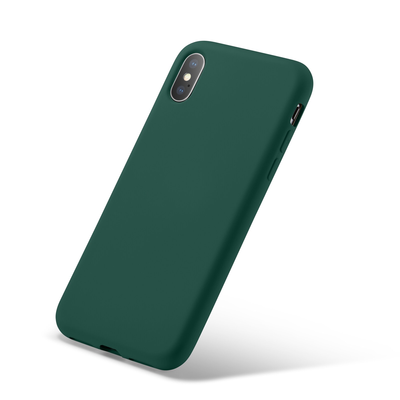 iPhone X/XS Mobilcover i TPU, Mørkegrøn