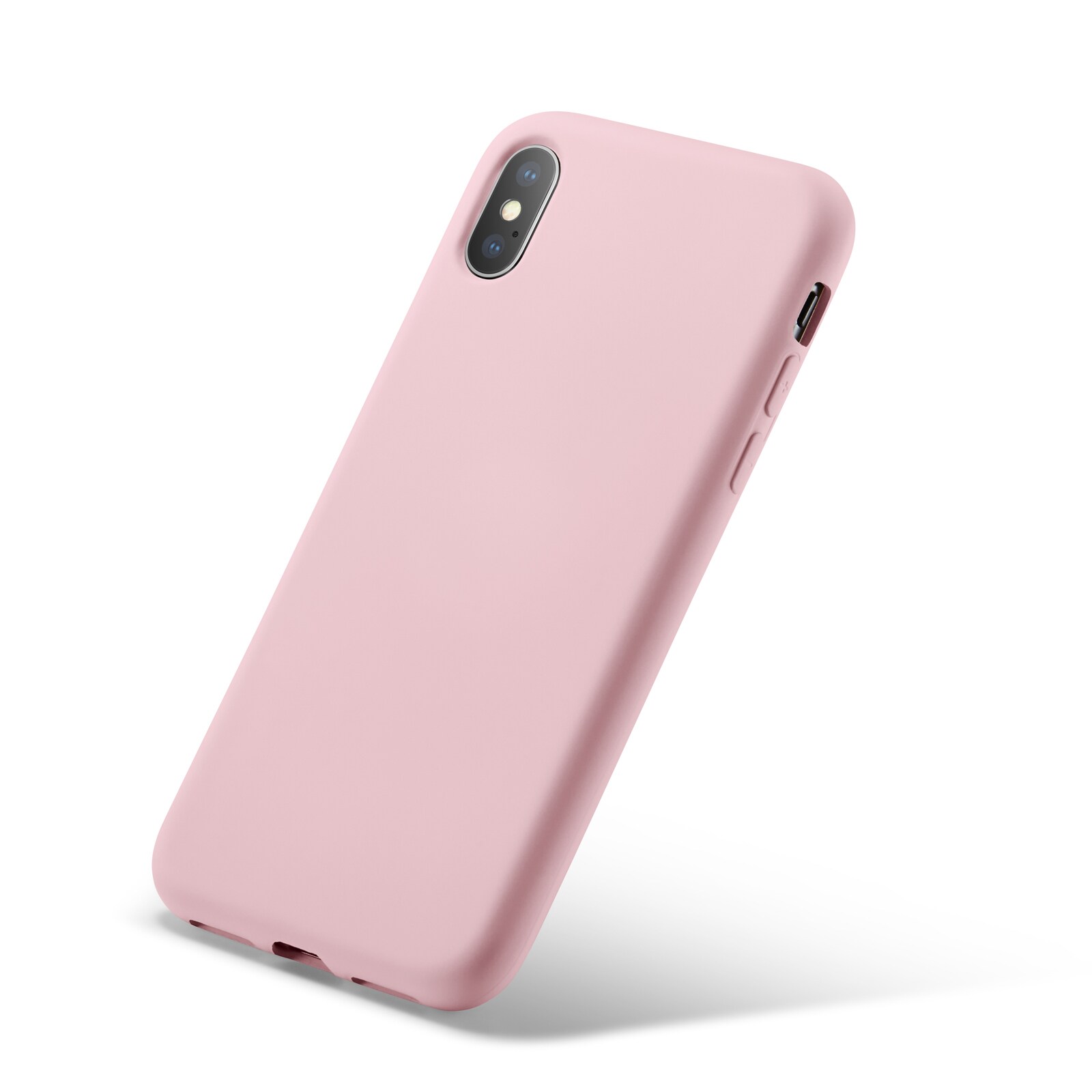 iPhone X/XS Mobilcover i TPU, Lyserød