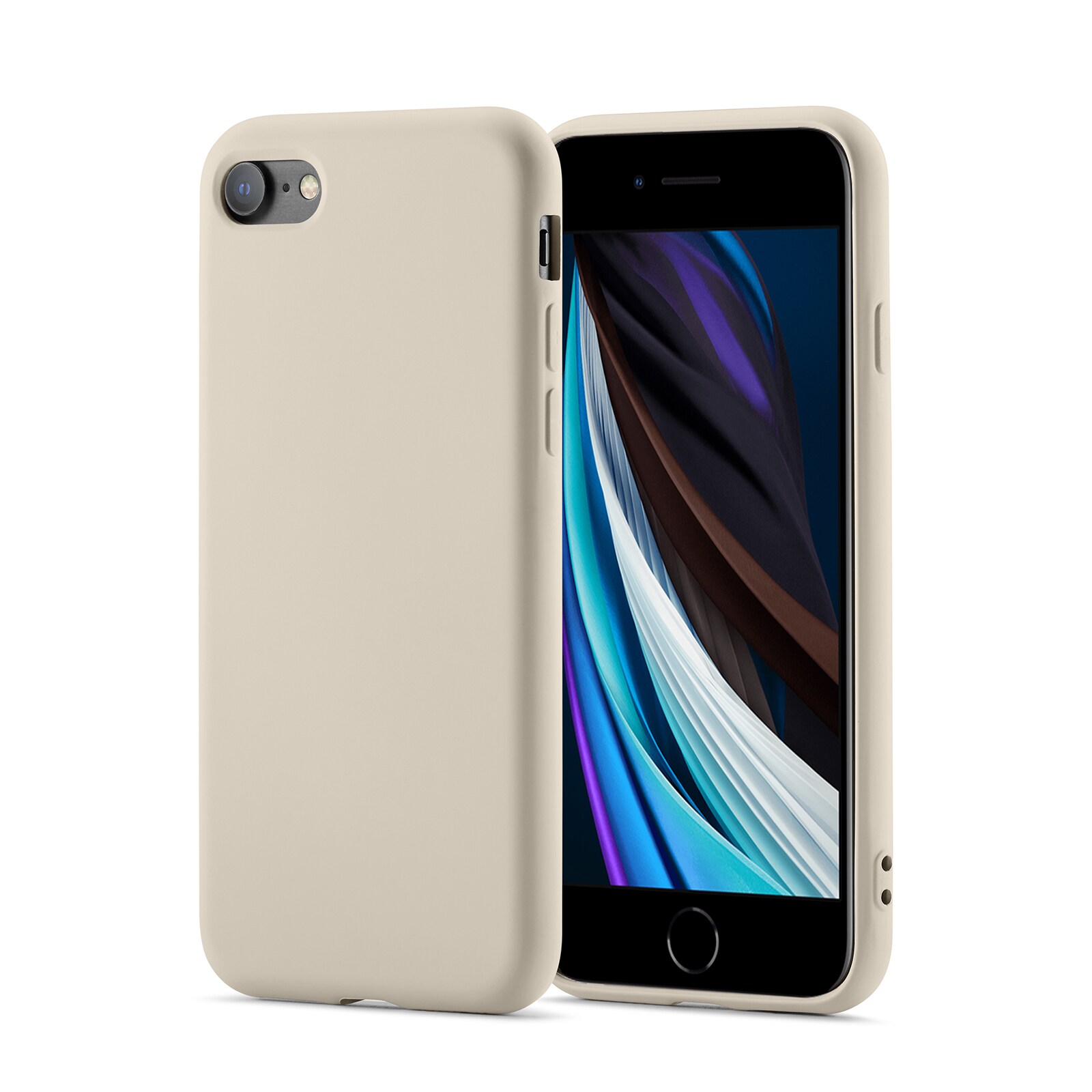 iPhone SE 2022 Mobilcover i TPU, Beige