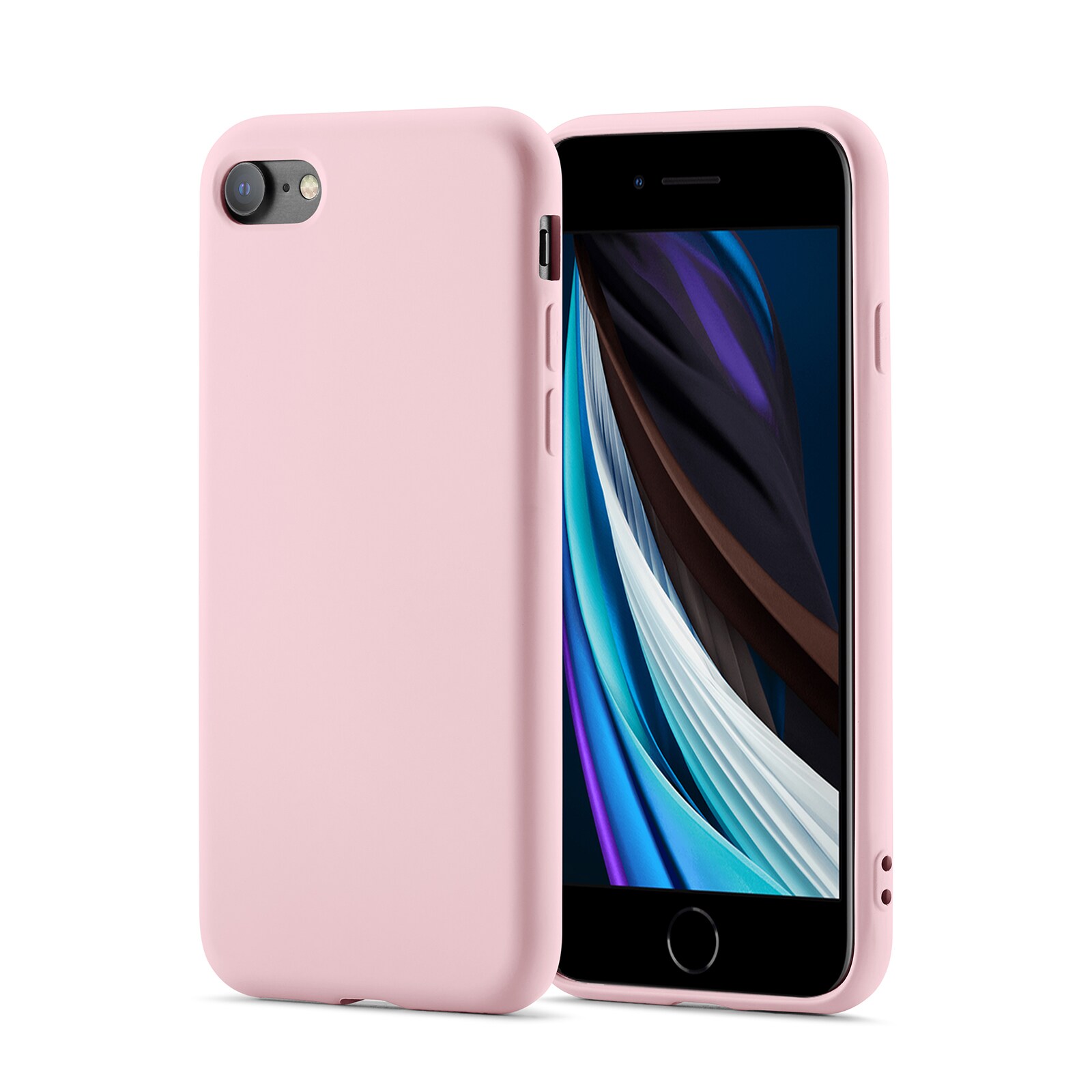 iPhone SE 2022 Mobilcover i TPU, Lyserød