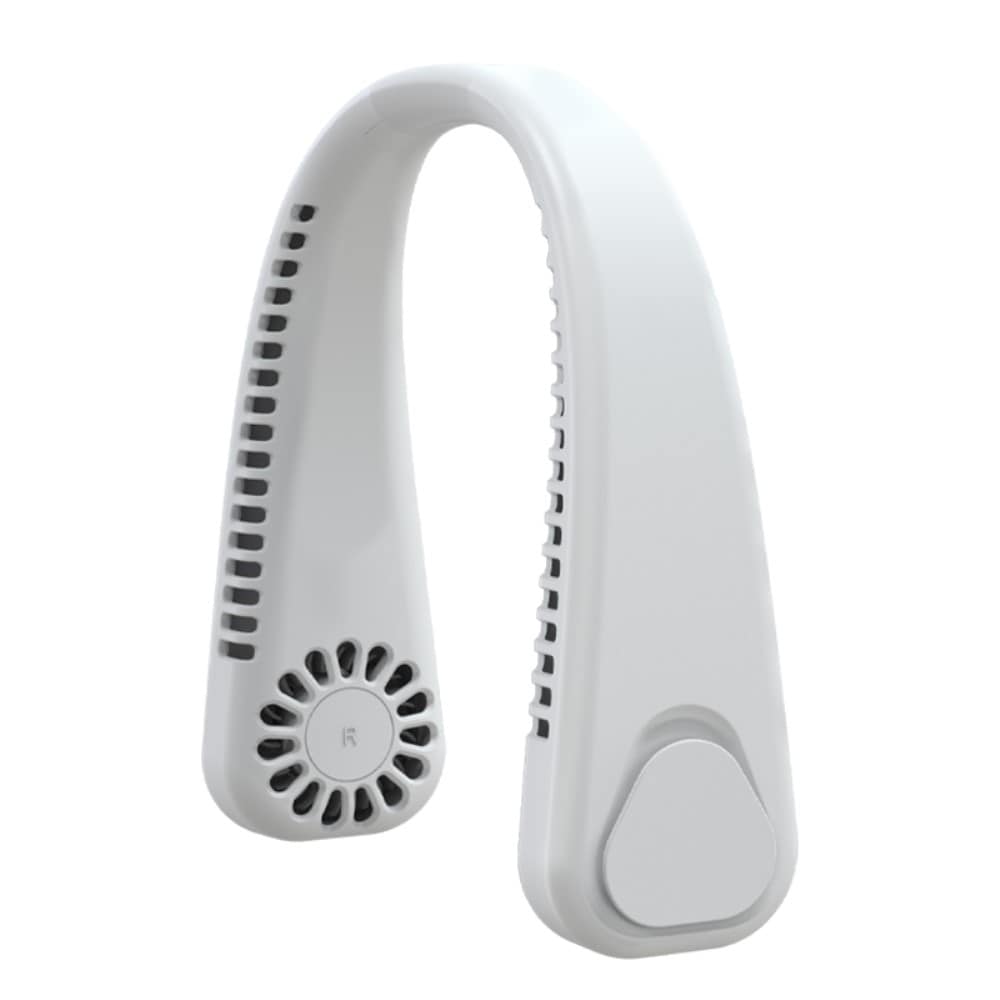 Kølende halsventilator med 3 hastigheder, Hvid