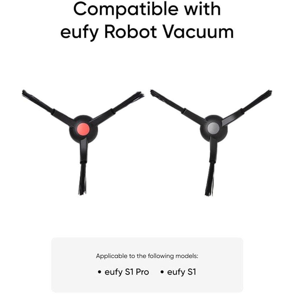 Eufy Omni S1 Sidebørster i 2-pak, Sort