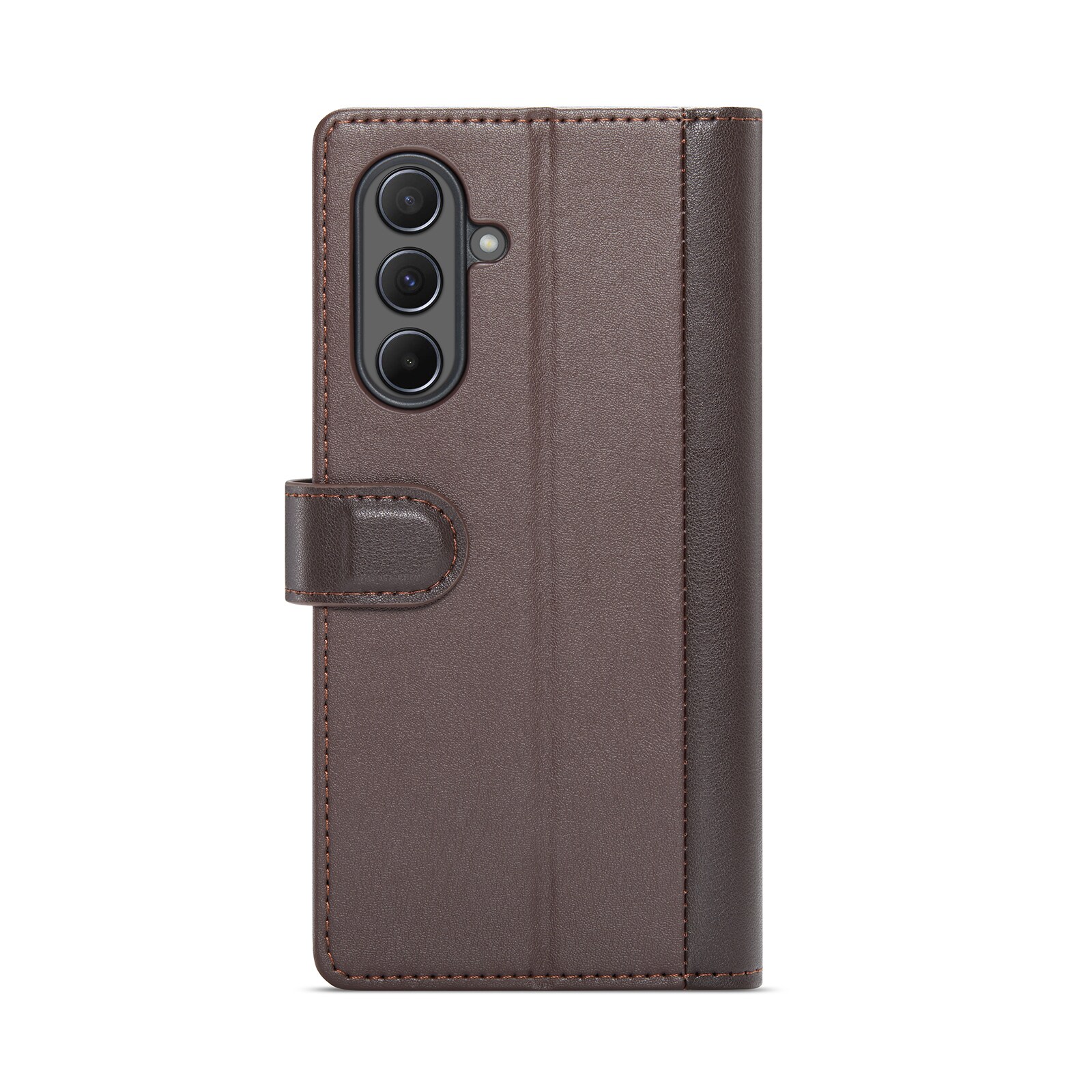 Samsung Galaxy A36 Pungetui i ægte læder, Brun