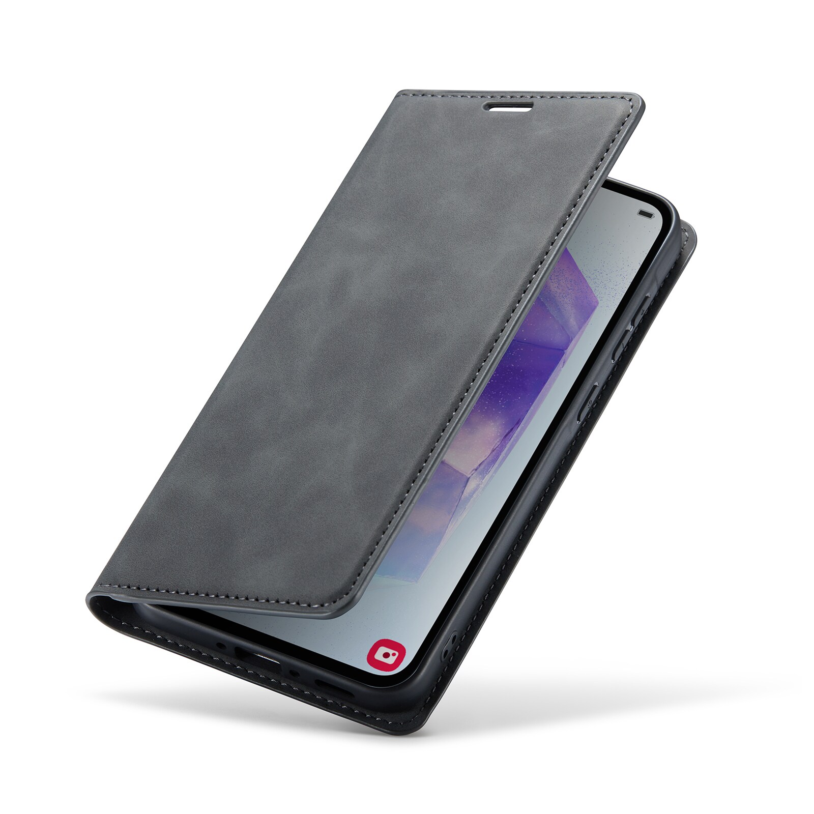 Samsung Galaxy A56 Slankt etui med kortholder, Sort