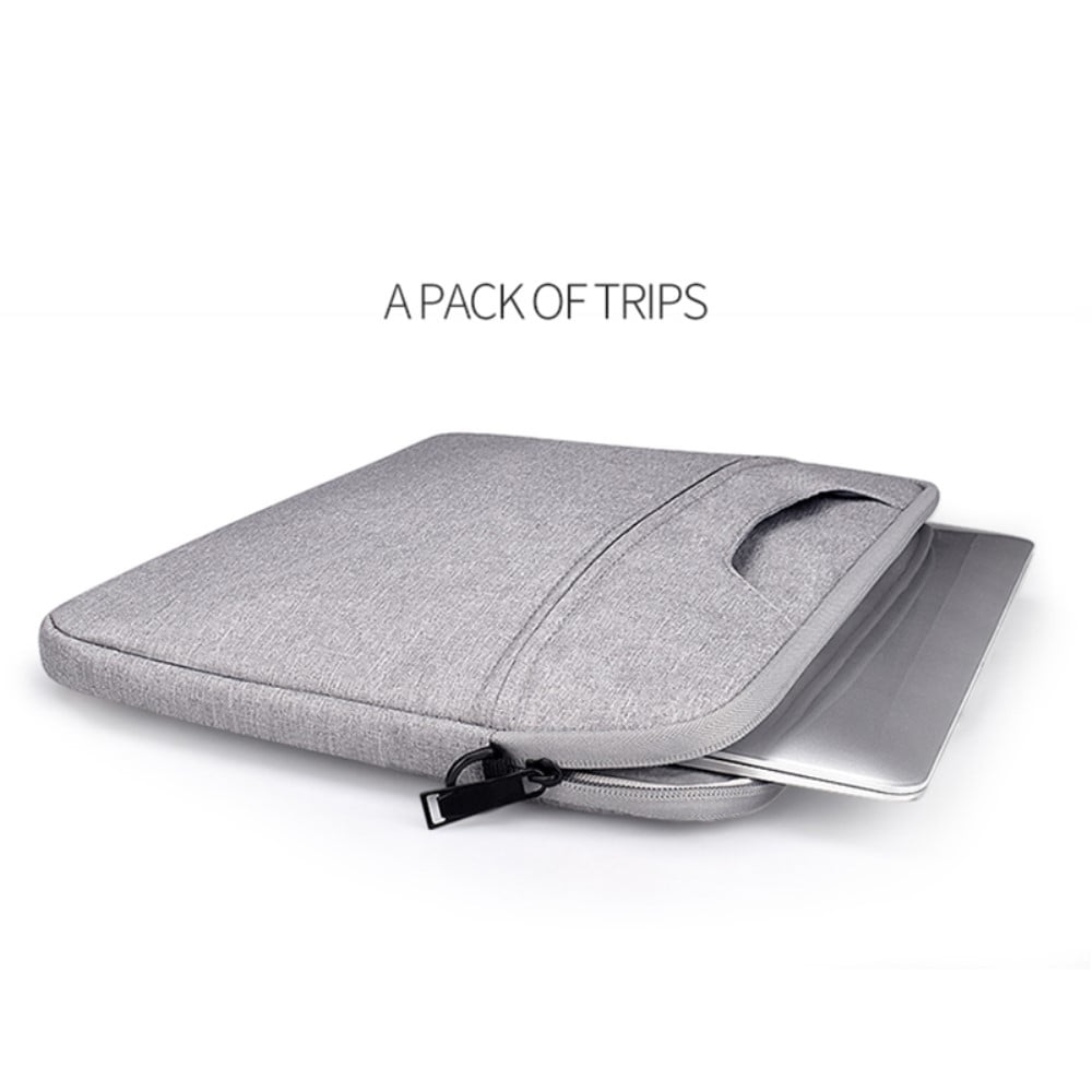 16" laptoptaske med skulderrem, Sort