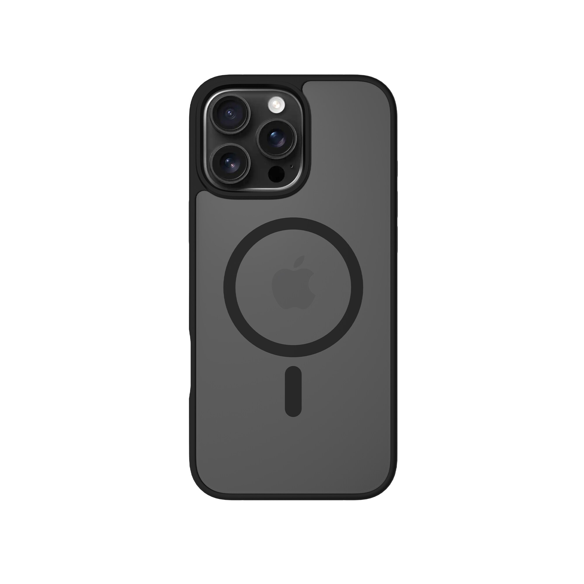 iPhone 16 Pro Max Hybrid-cover magnetisk, Frosted Black