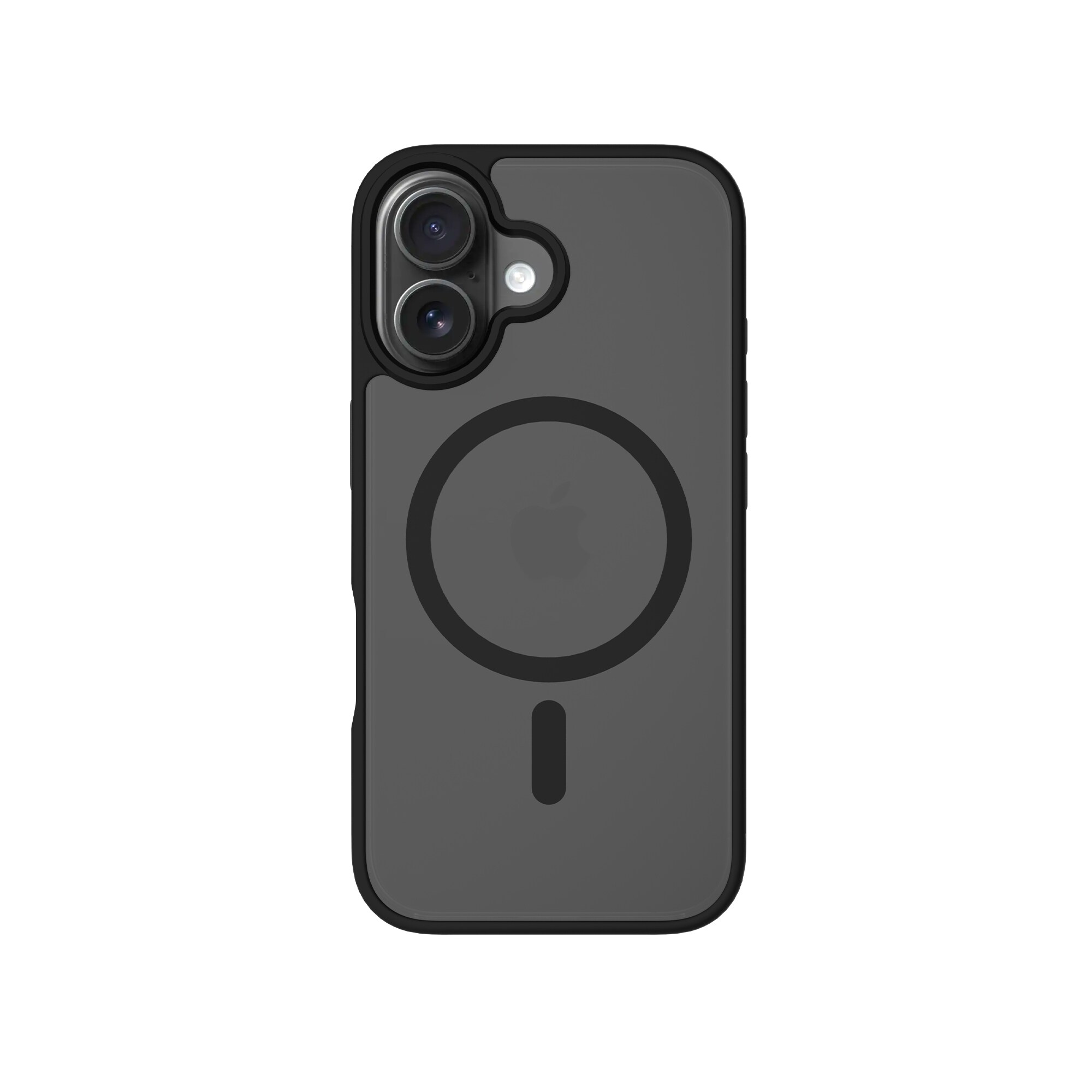 iPhone 16 Hybrid-cover magnetisk, Frosted Black
