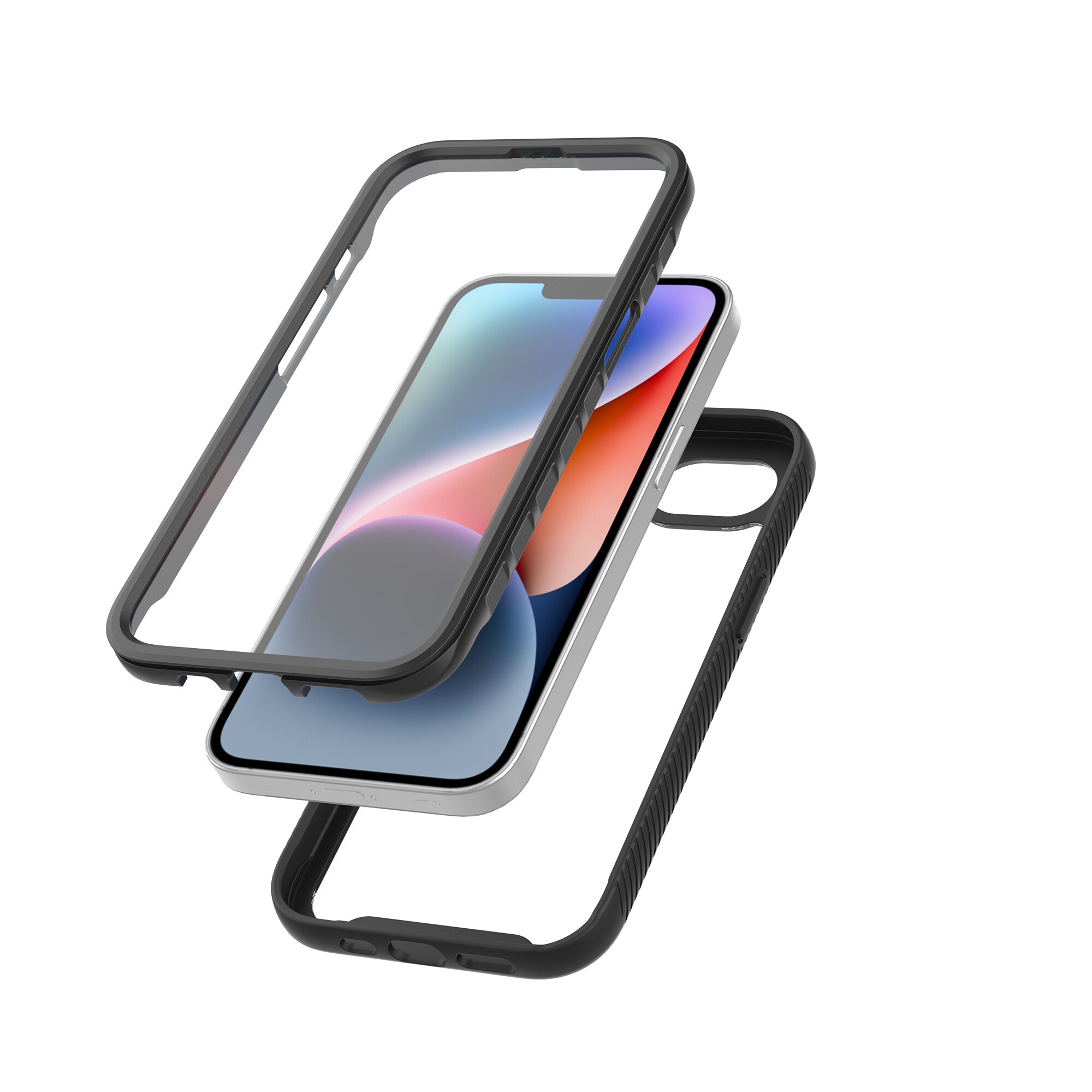 iPhone 16e Mobilcover Full Protection, Sort