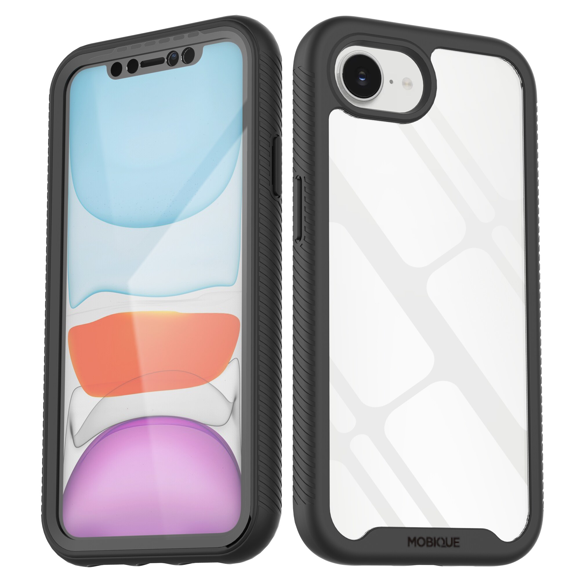 iPhone 16e Mobilcover Full Protection, Sort