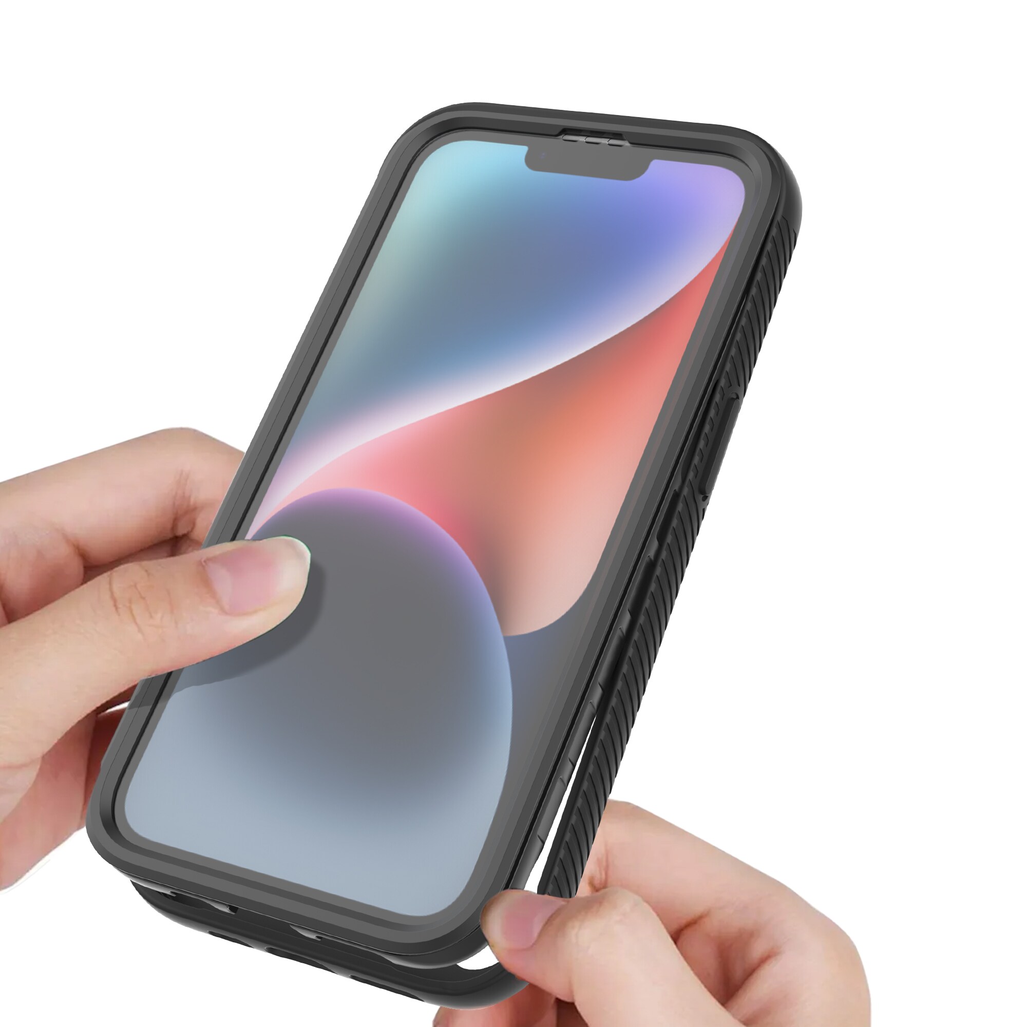 iPhone 16e Mobilcover Full Protection, Sort