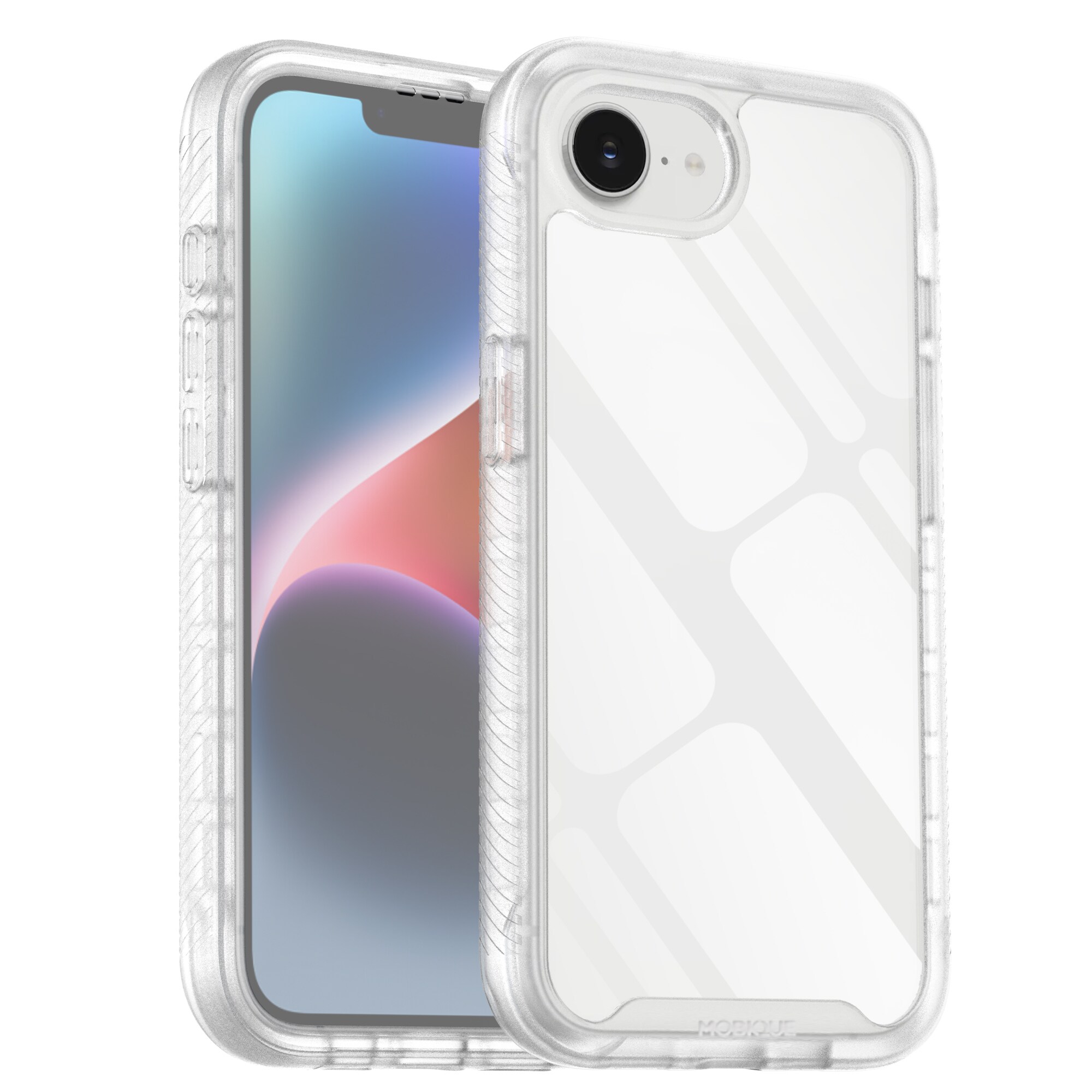 iPhone 16e Mobilcover Full Protection, Gennemsigtig