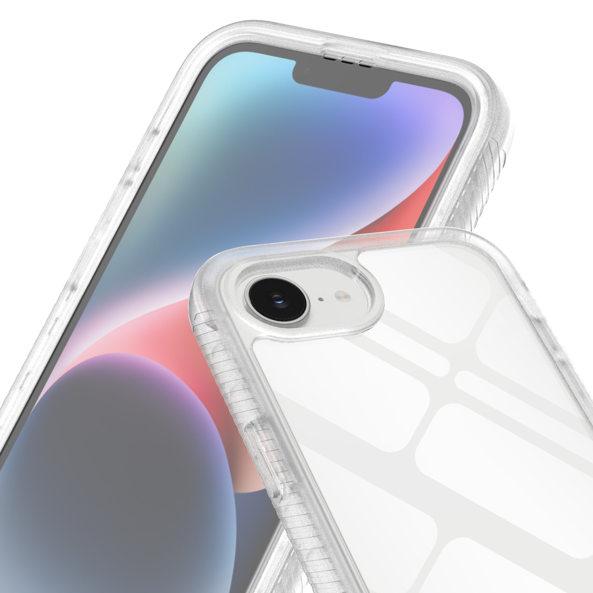iPhone 16e Mobilcover Full Protection, Gennemsigtig