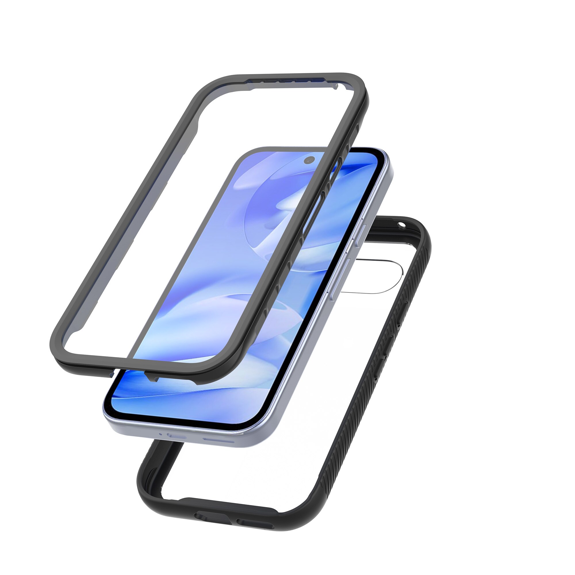 Google Pixel 9a Mobilcover Full Protection, Sort