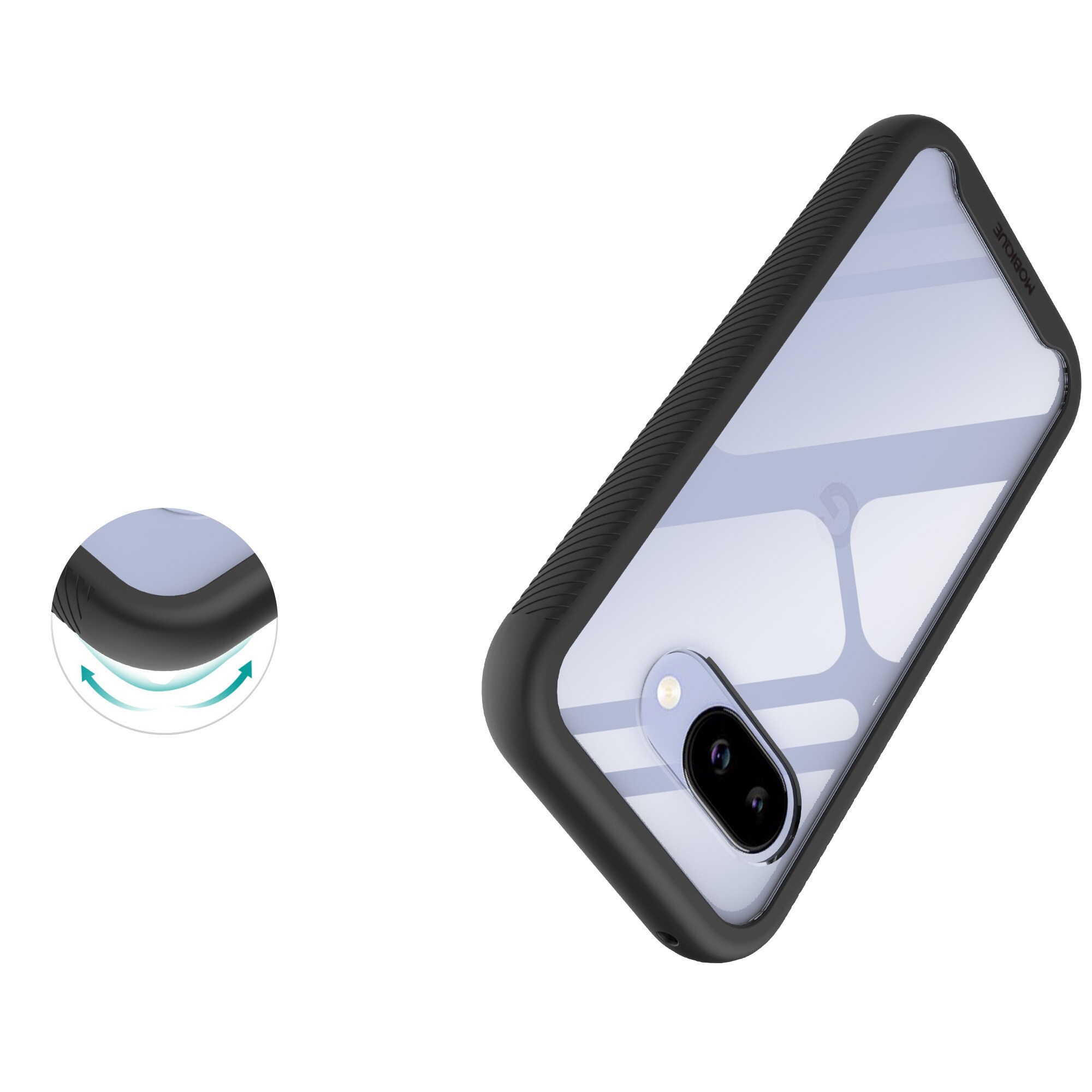 Google Pixel 9a Mobilcover Full Protection, Sort