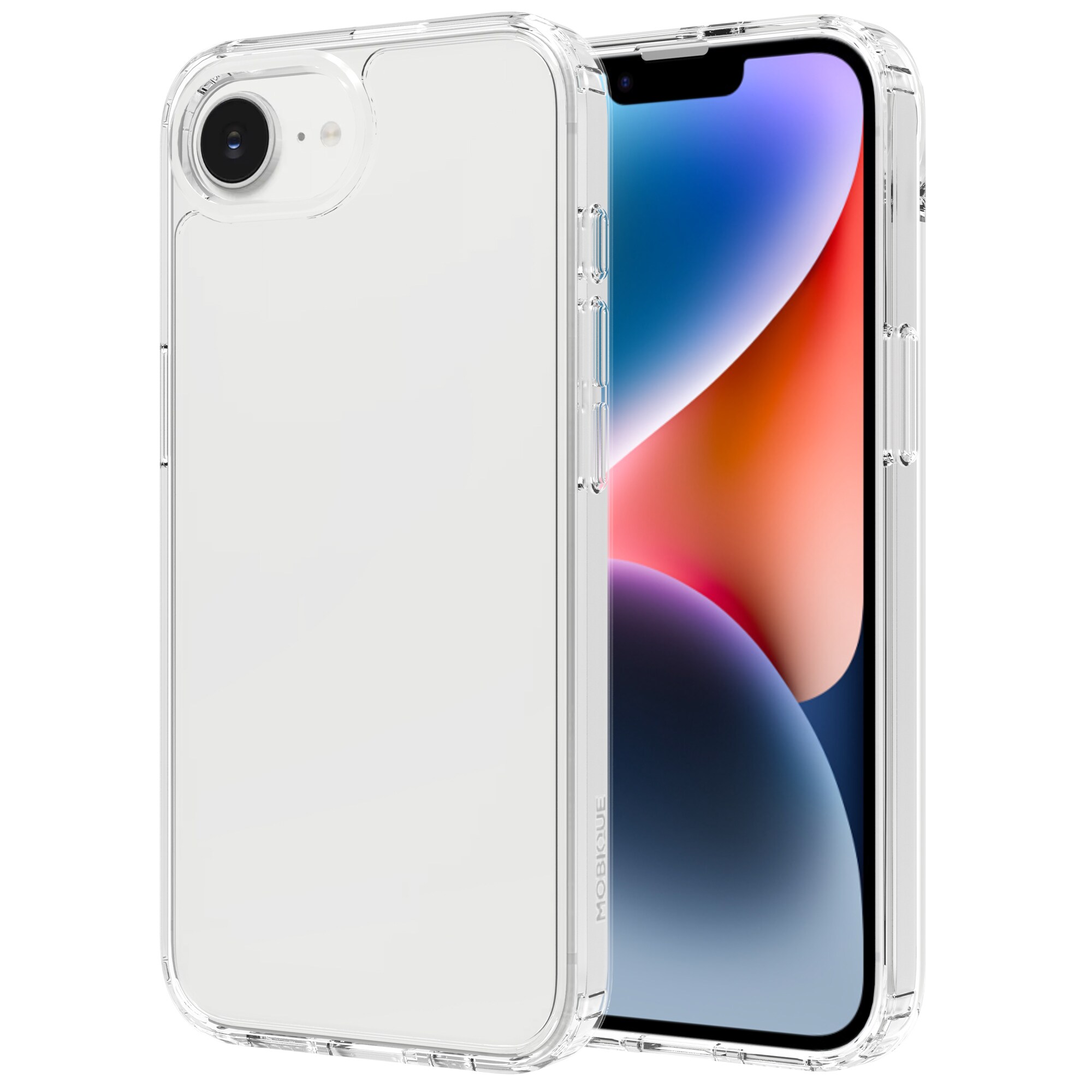 iPhone 16e Crystal Hybrid-cover, Gennemsigtig