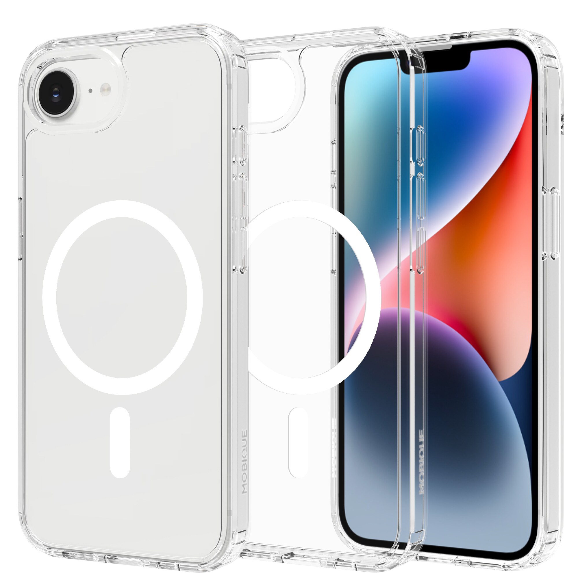 iPhone 16e MagSafe Hybrid-cover, Gennemsigtig