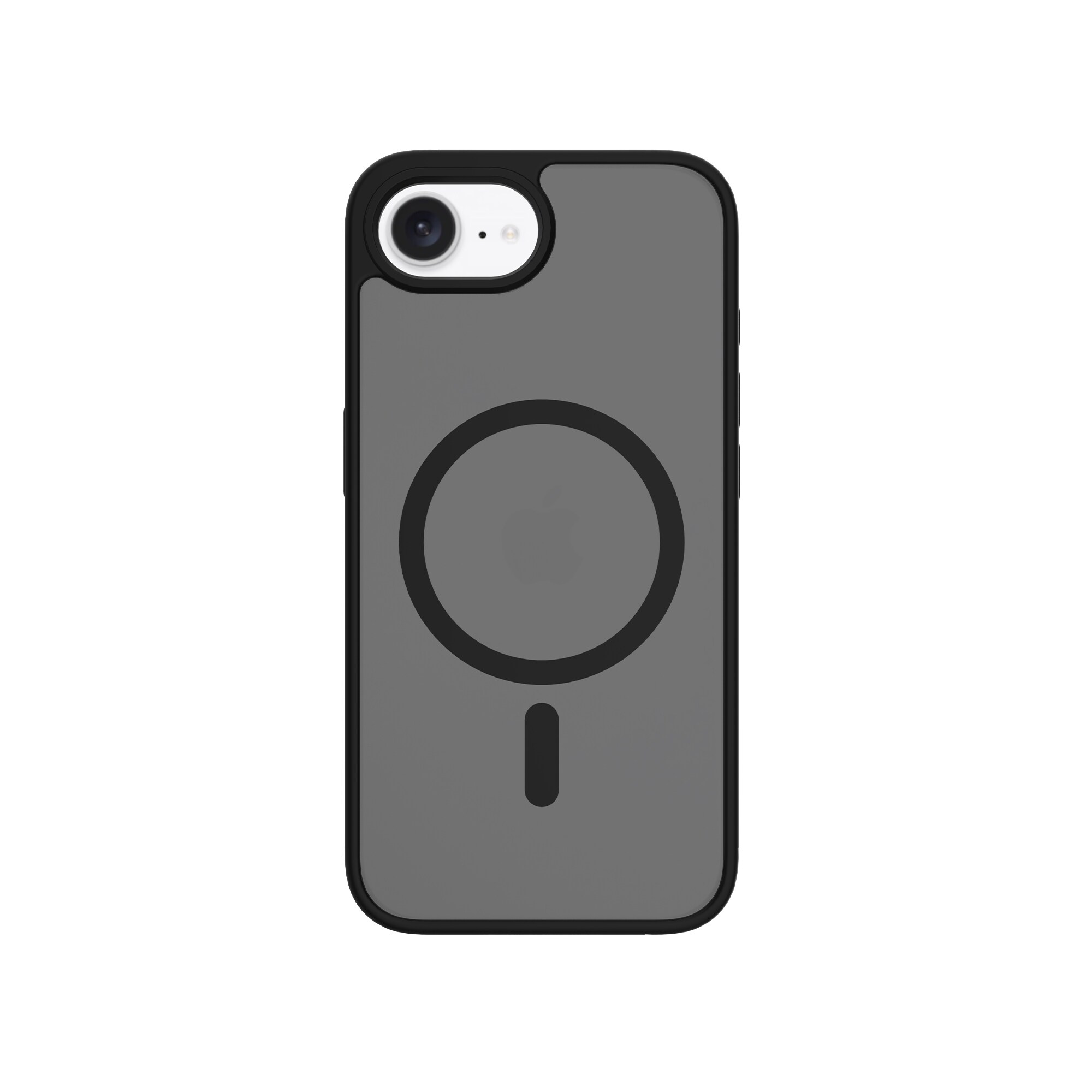iPhone 16e Hybrid-cover magnetisk, Frosted Black